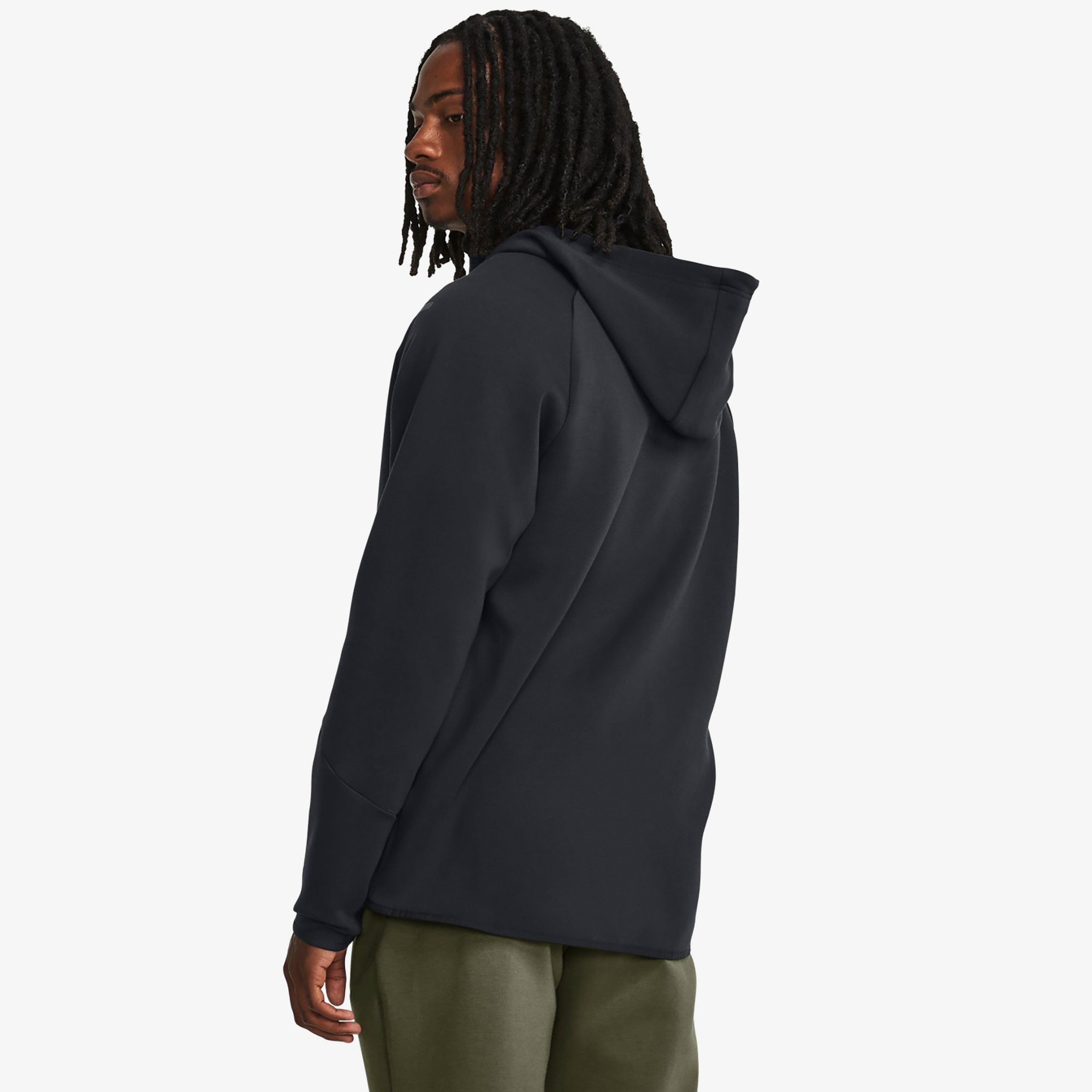 Under Armour Unstoppable Fleece Erkek Siyah Sweatshirt