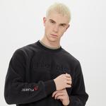 Timberland Linear Logo Crew Neck Erkek Siyah Sweatshirt