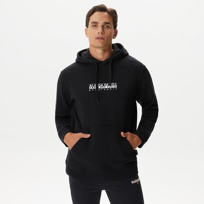 Napapijri B-Box H S 1 Erkek Siyah Hoodie