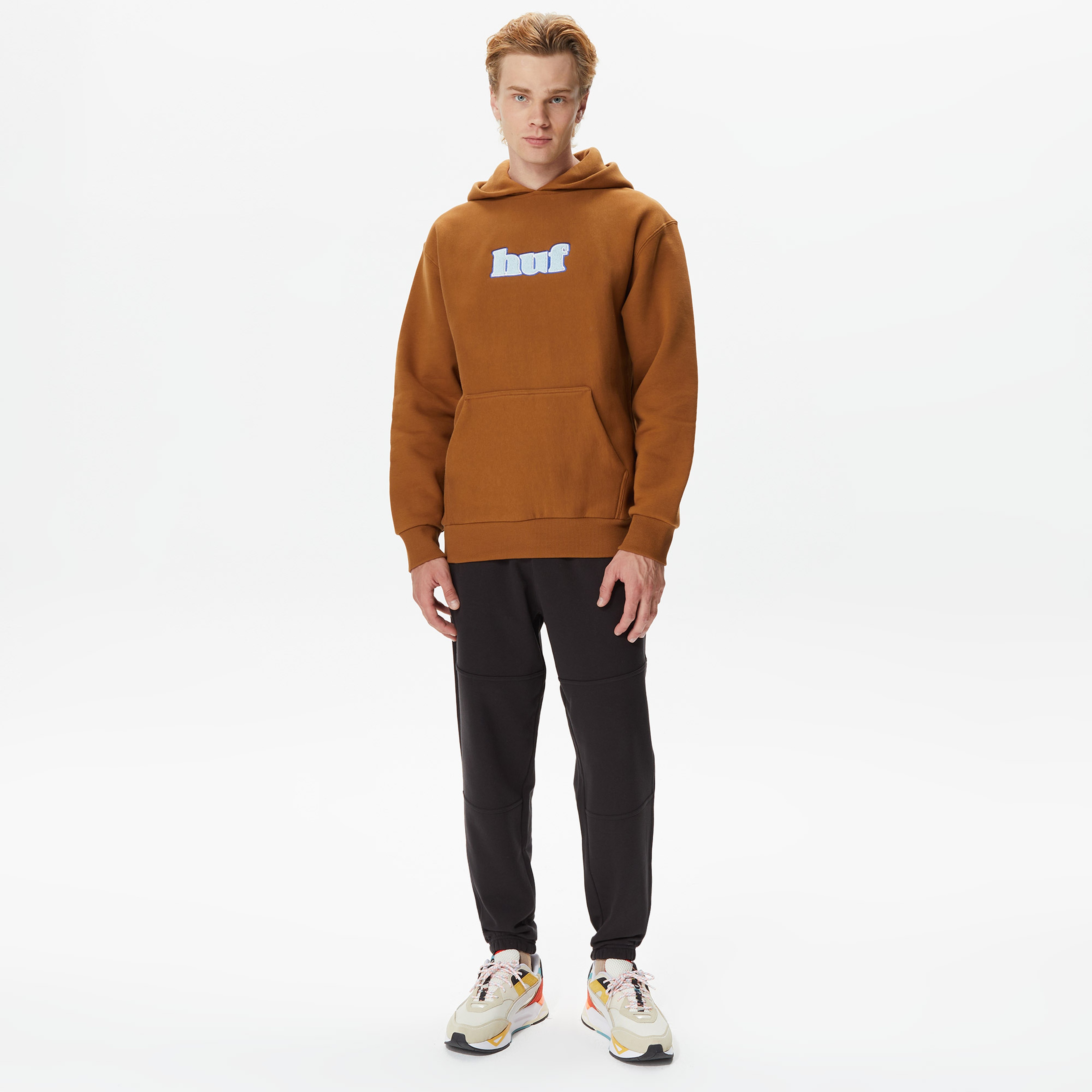 HUF Madison Heavyweight Erkek Kahverengi Hoodie