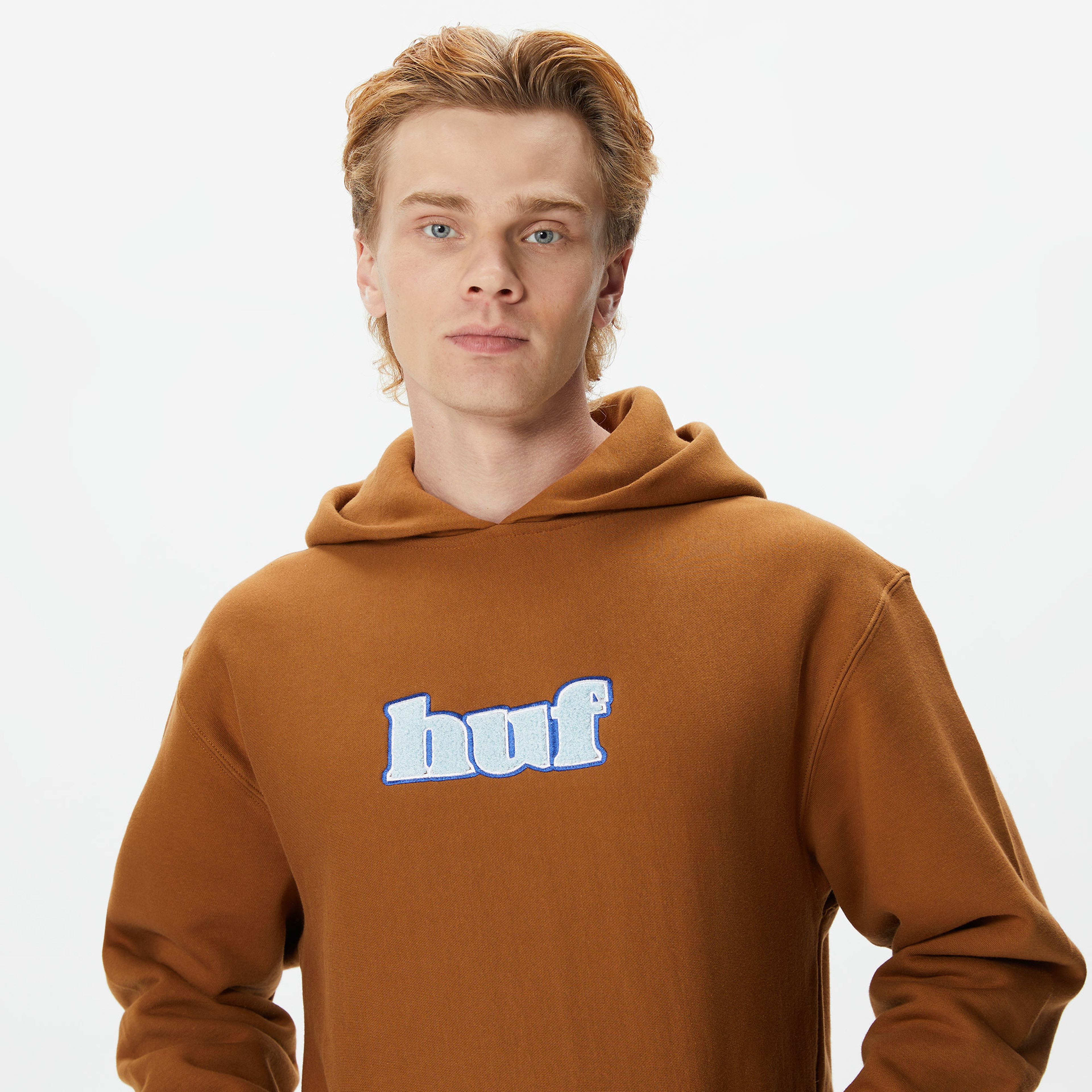 HUF Madison Heavyweight Erkek Kahverengi Hoodie