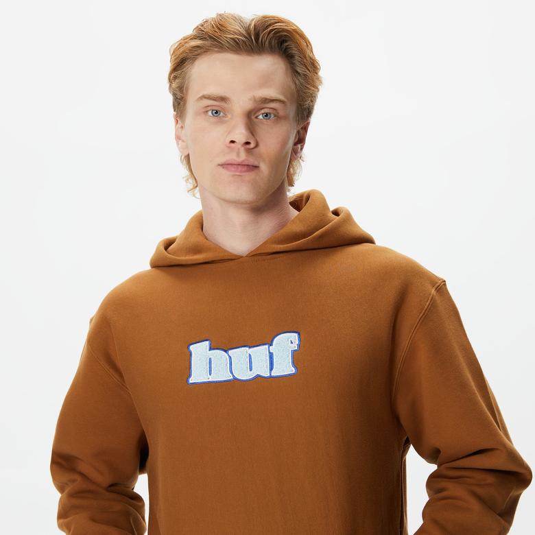HUF Madison Heavyweight Erkek Kahverengi Hoodie
