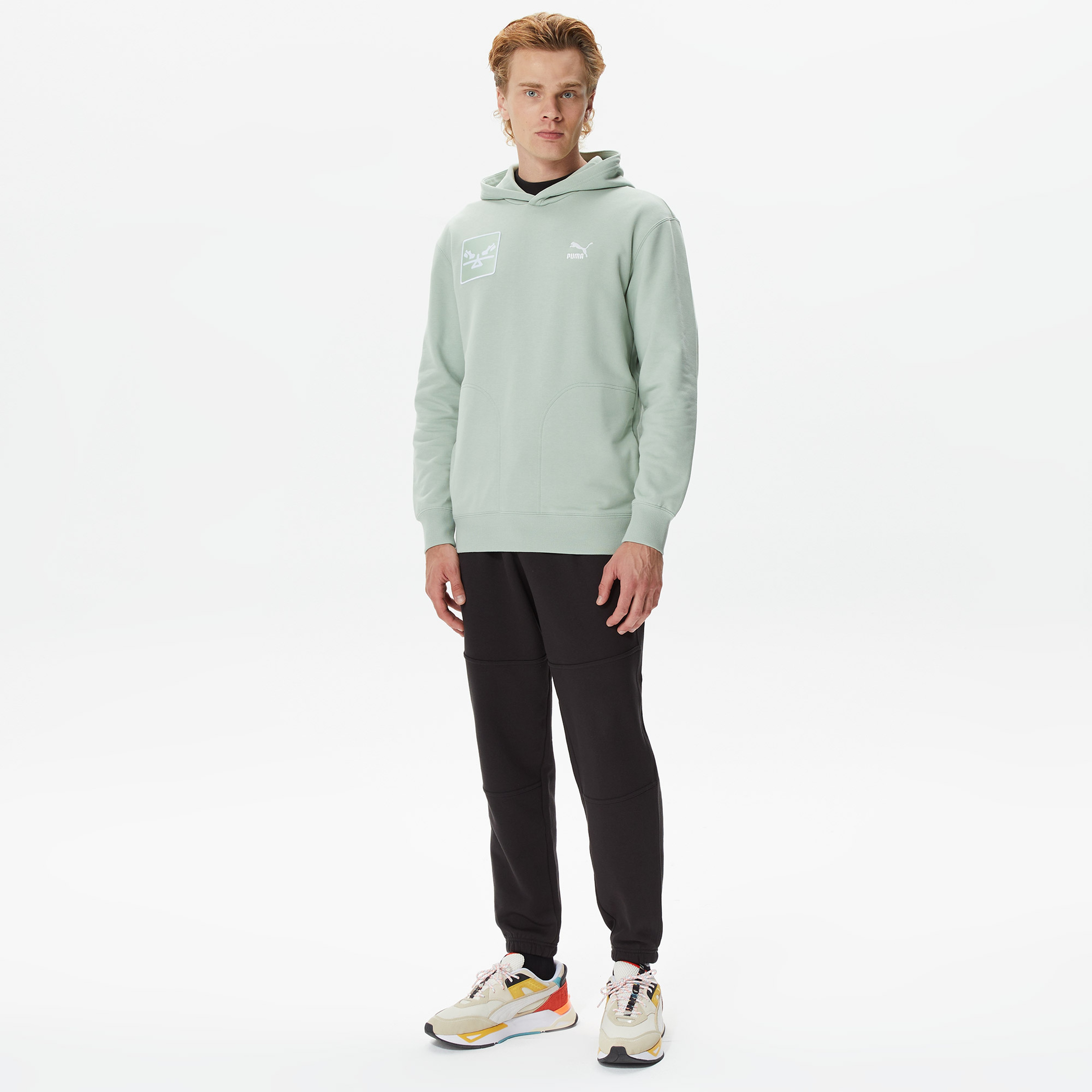 Puma Classics Erkek Yeşil Sweatshirt