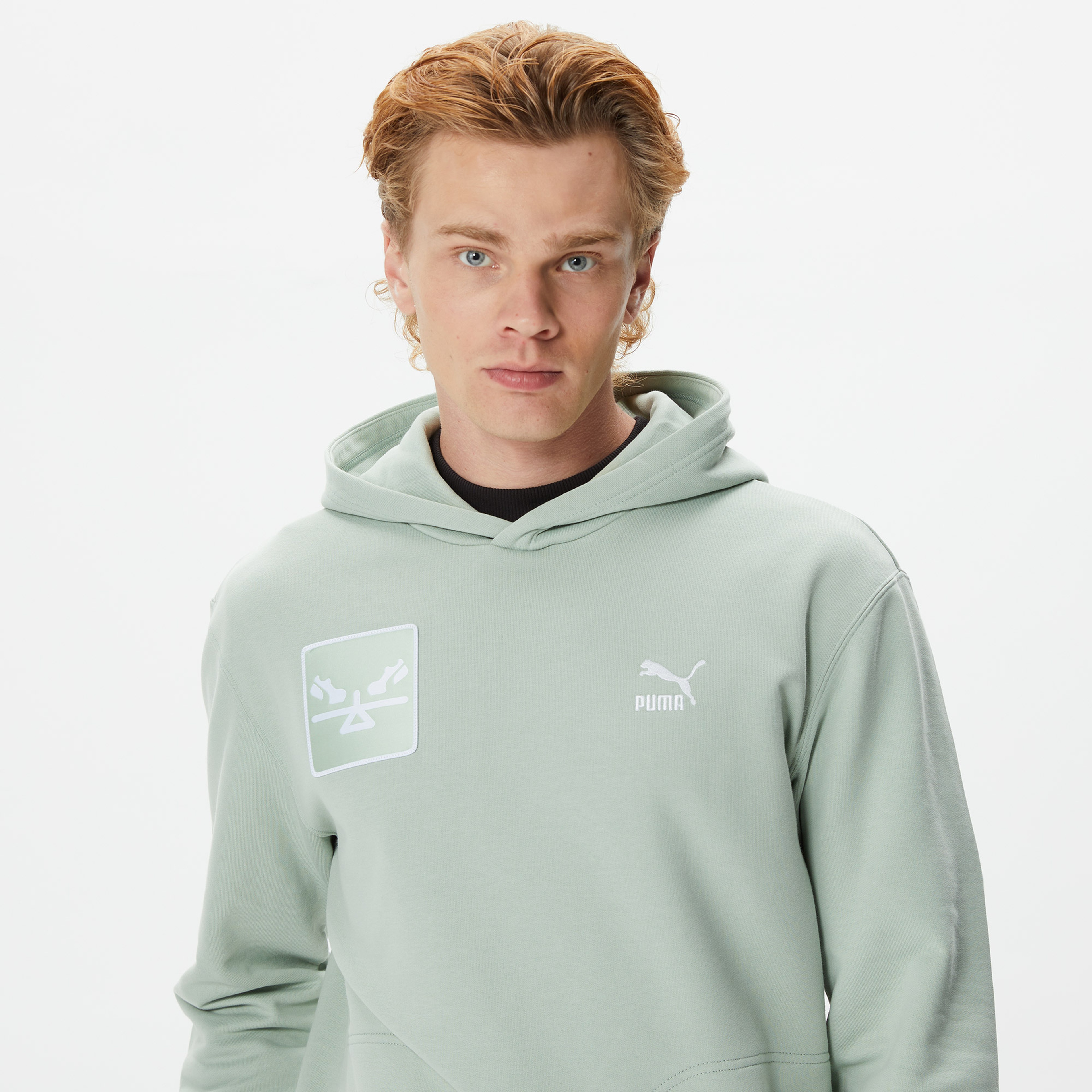 Puma Classics Erkek Yeşil Sweatshirt