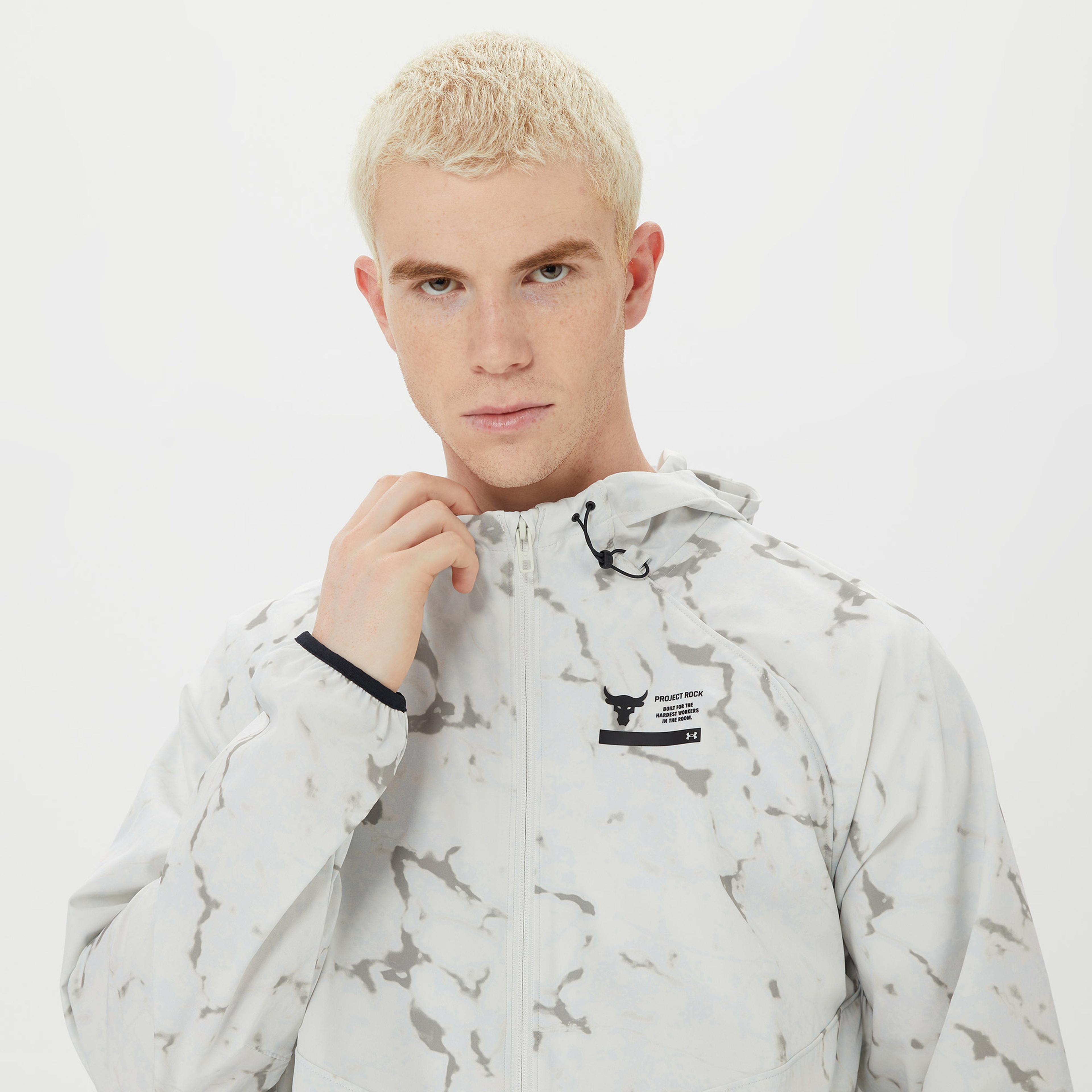 Under Armour The Rock Erkek Beyaz Sweatshirt