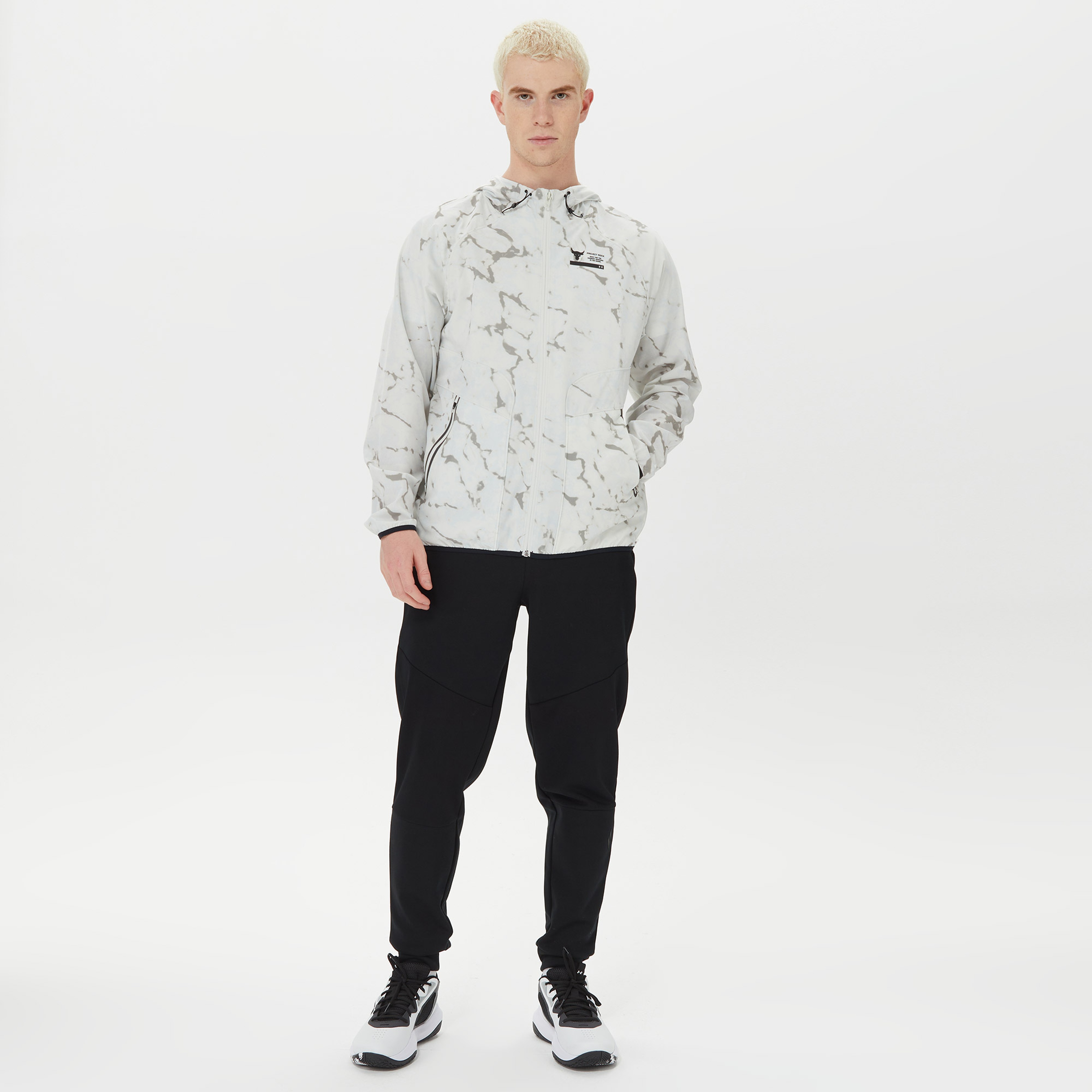 Under Armour The Rock Erkek Beyaz Sweatshirt