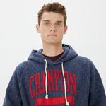 Champion Hooded Erkek Lacivert Sweatshirt