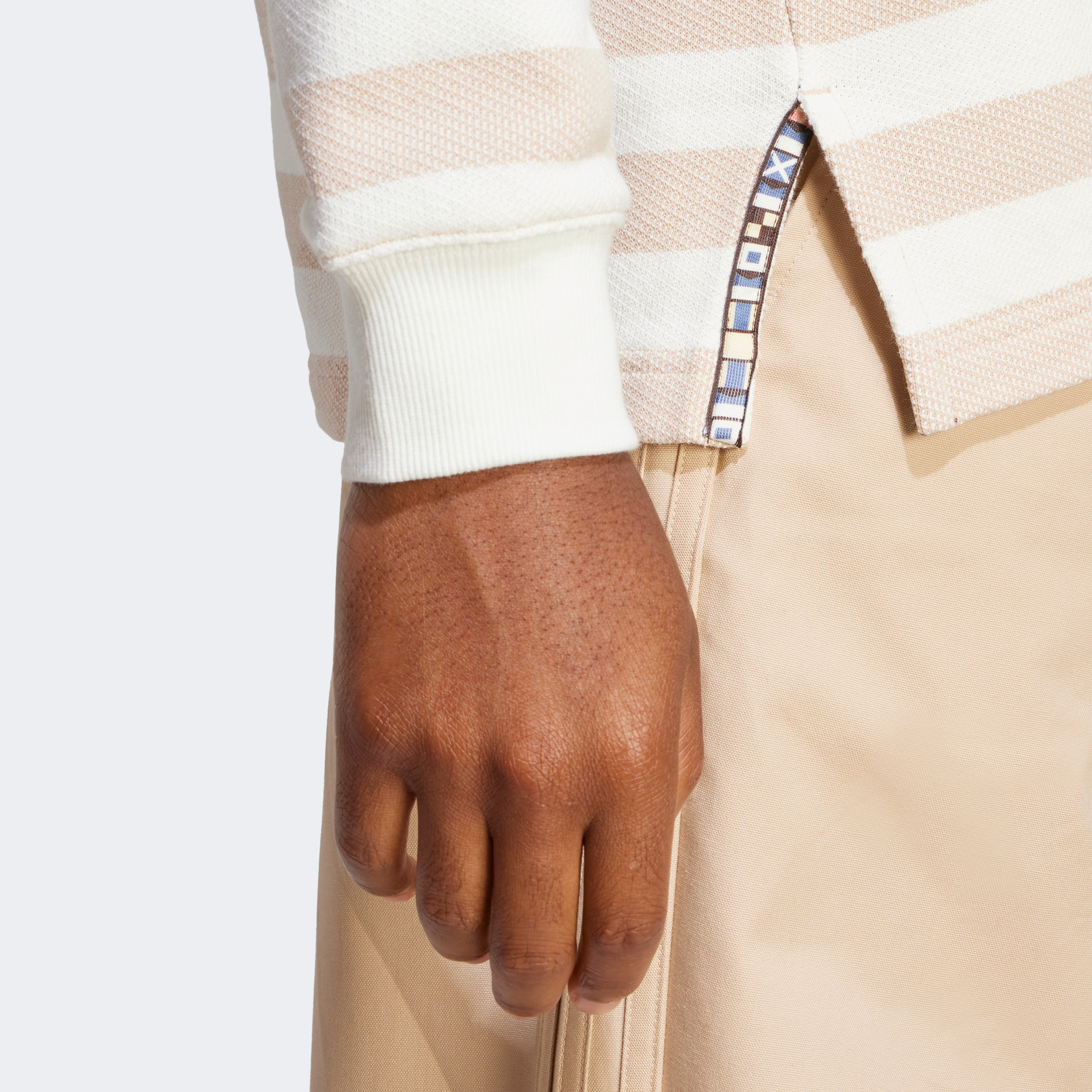 adidas Knitted Originals Erkek Krem Hoodie