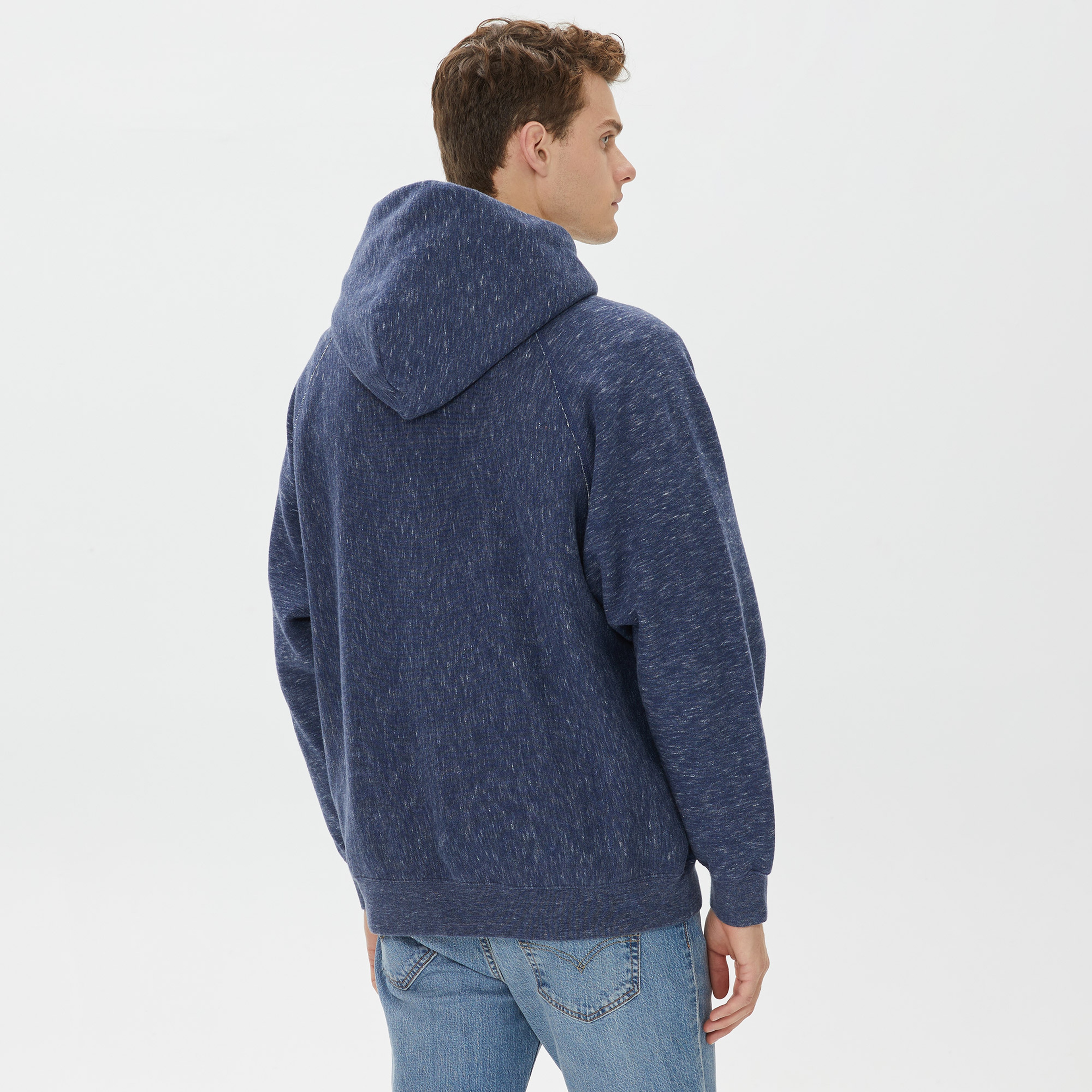 Champion Hooded Erkek Lacivert Sweatshirt