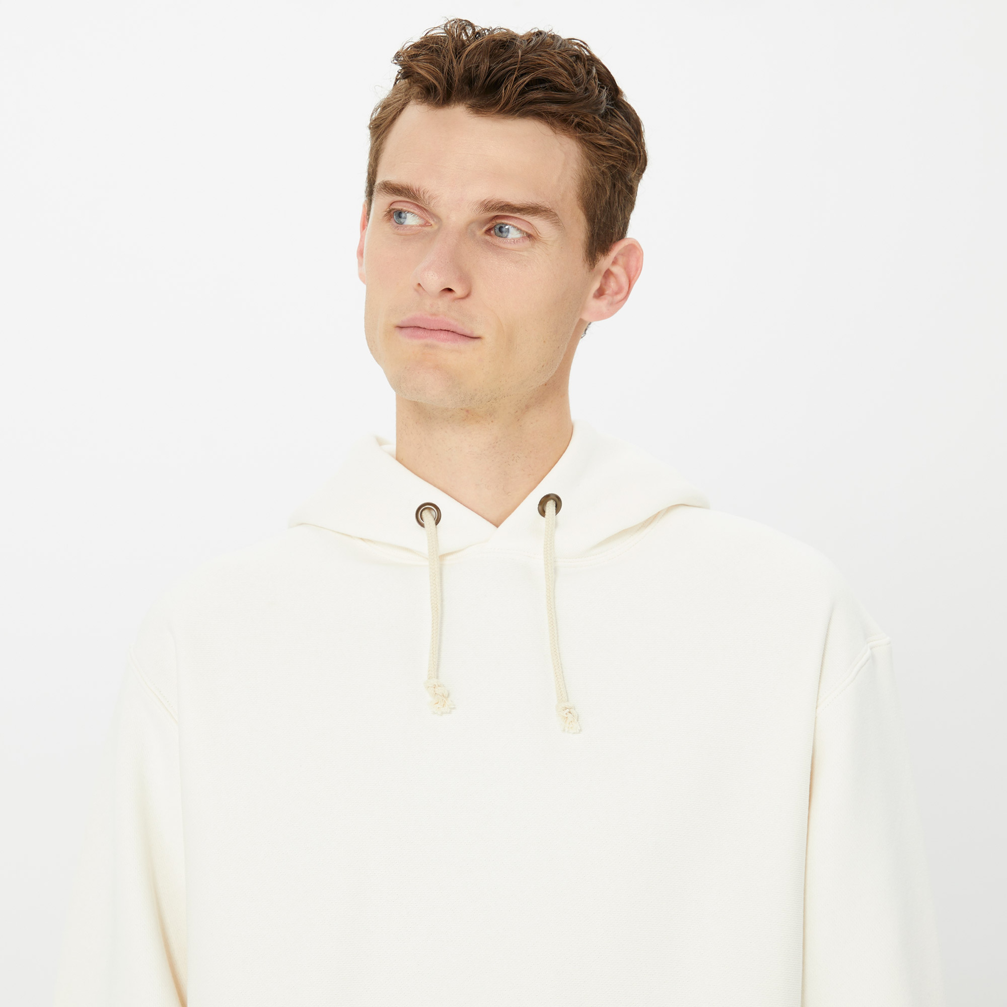 Champion Hooded Erkek Beyaz Hoodie