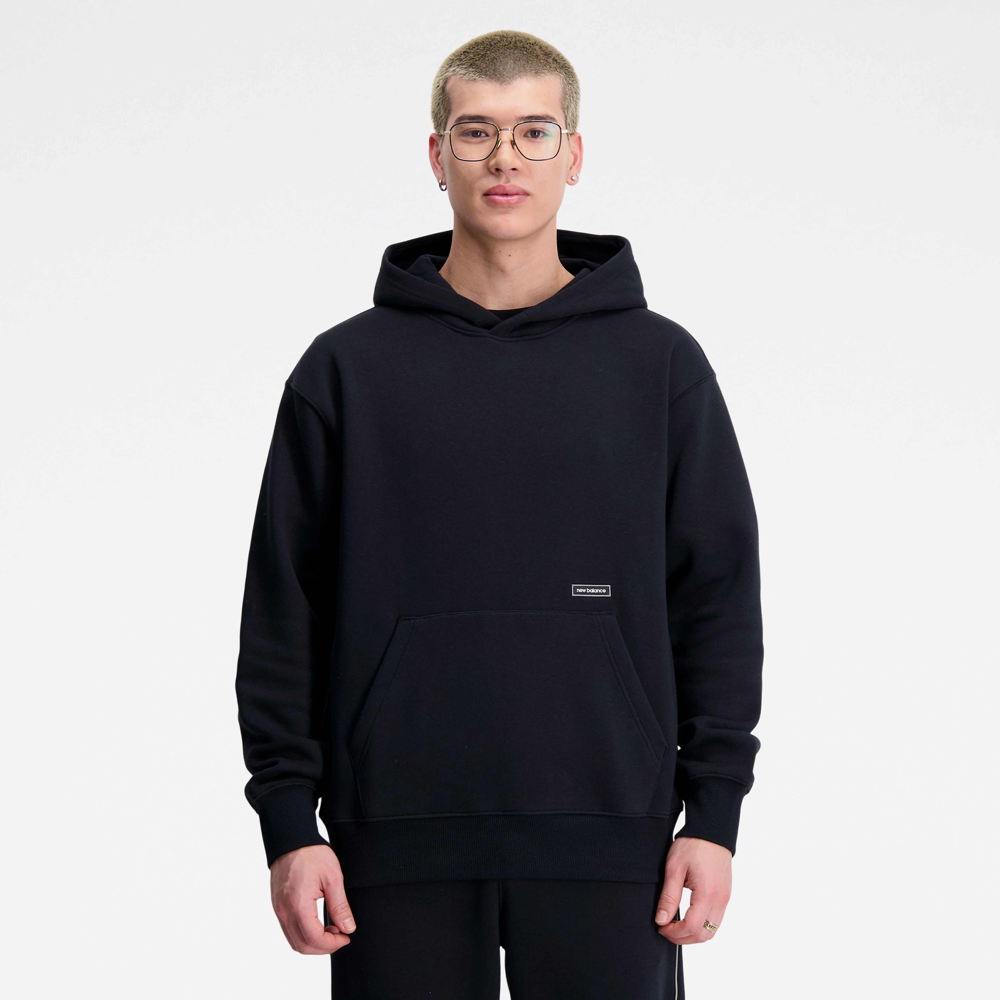 New Balance Essentials Winter Erkek Siyah Hoodie