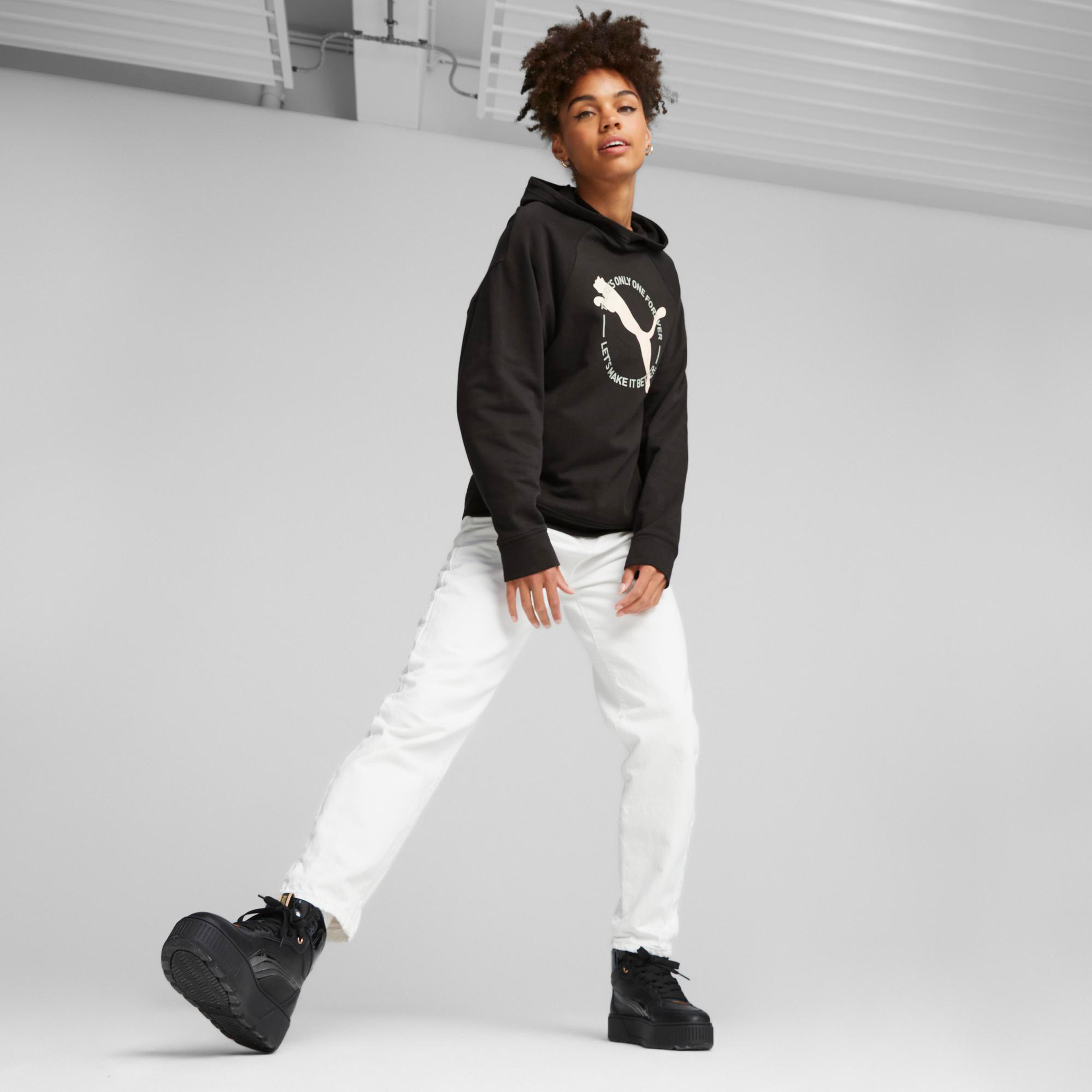 Puma Kadın Siyah Sweatshirt