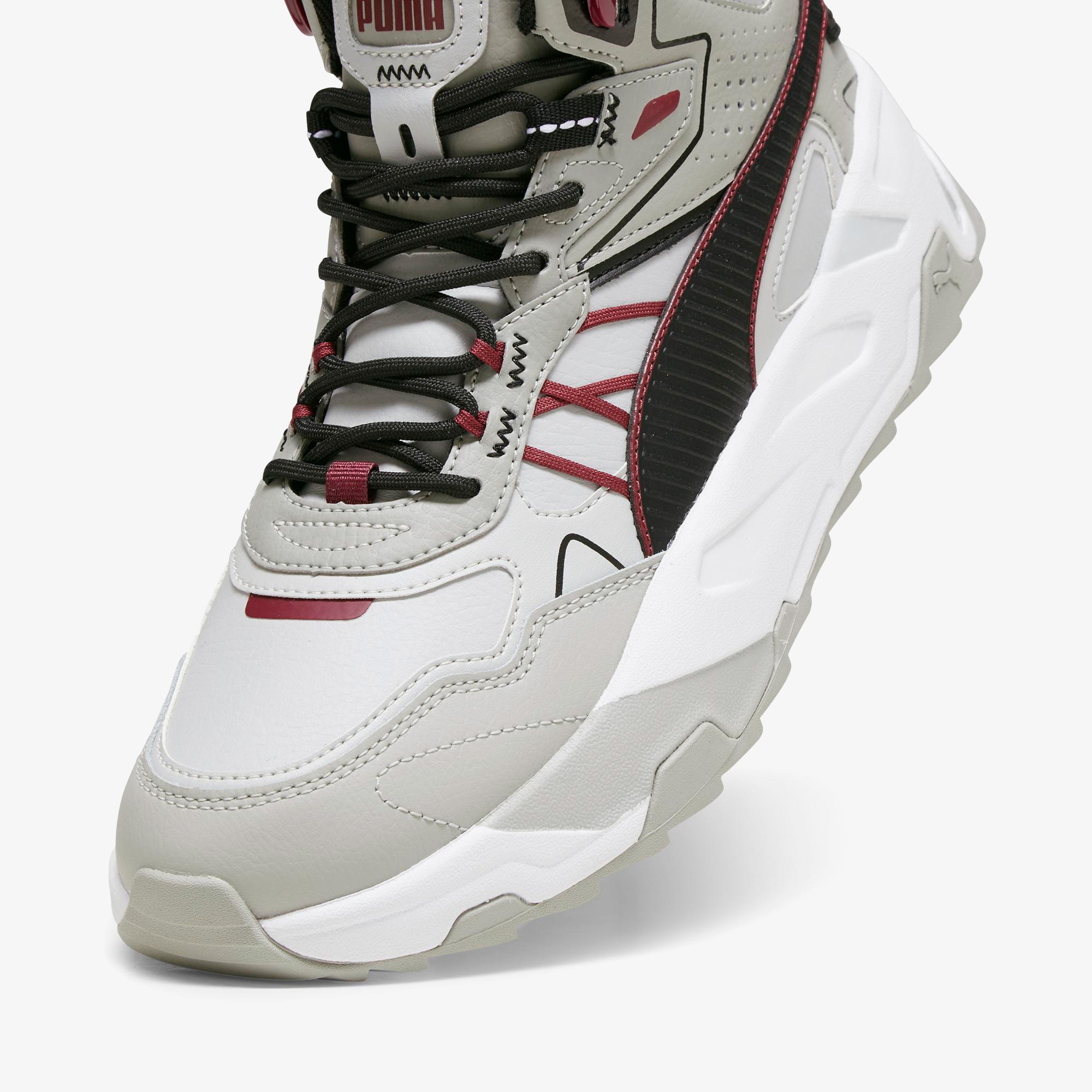 Puma Trinity Mid Erkek Beyaz Günlük Bot