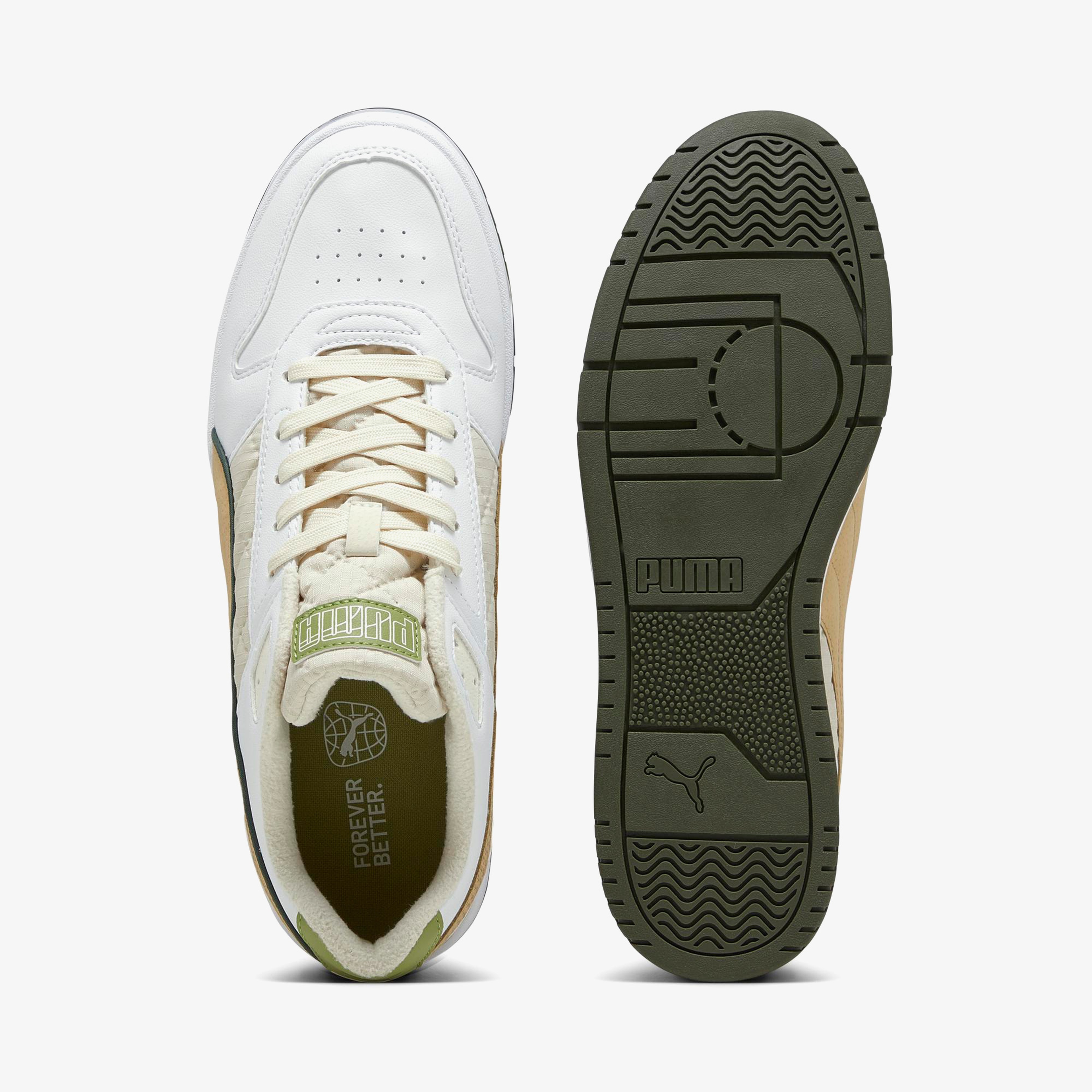 Puma Carina Street Vtg Erkek Beyaz Günlük Spor Ayakkabı