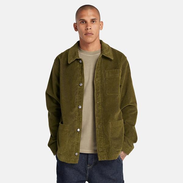 Timberland Kempshire Corduroy Chore Erkek Yeşil Ceket