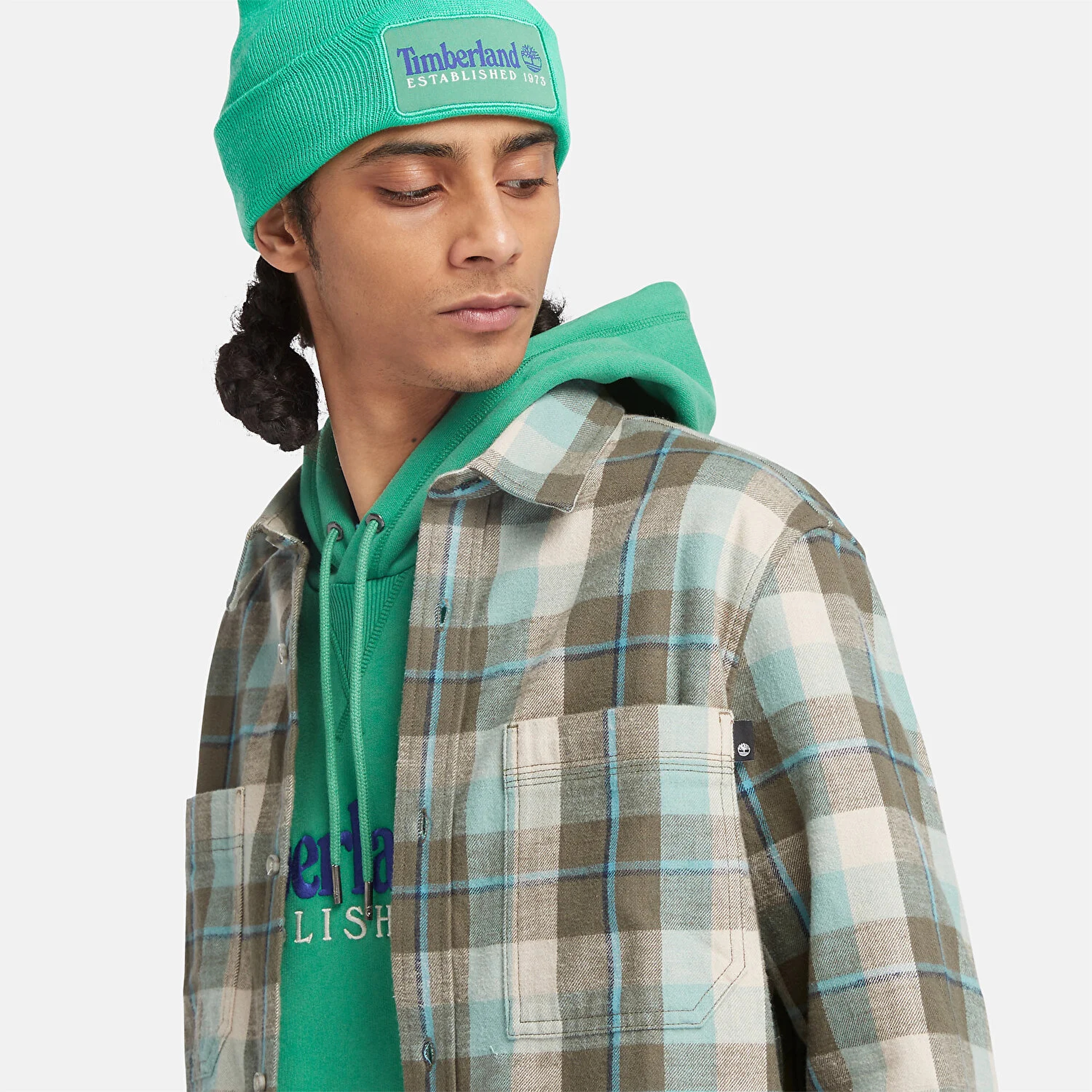 Timberland Ls Windham Heavy Regular Erkek Yeşil Gömlek
