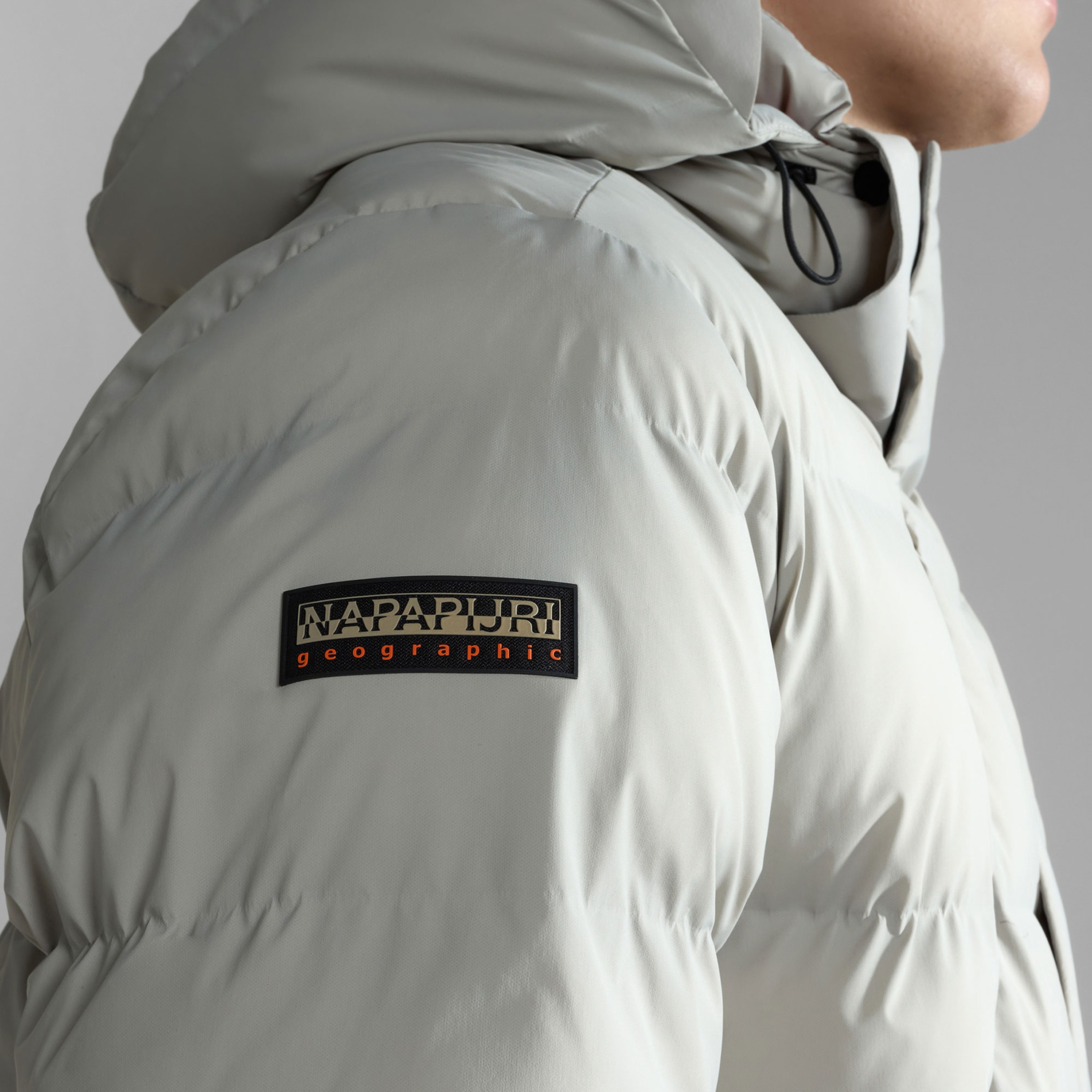Napapijri 20-22 Puf L Erkek Gri Mont