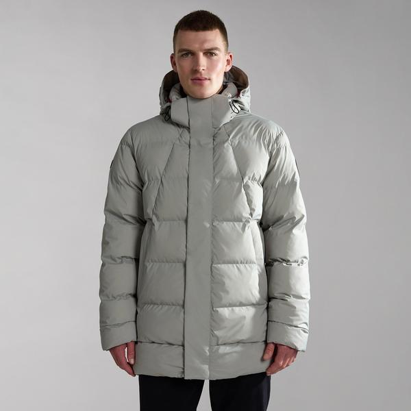Napapijri 20-22 Puf L Erkek Gri Mont