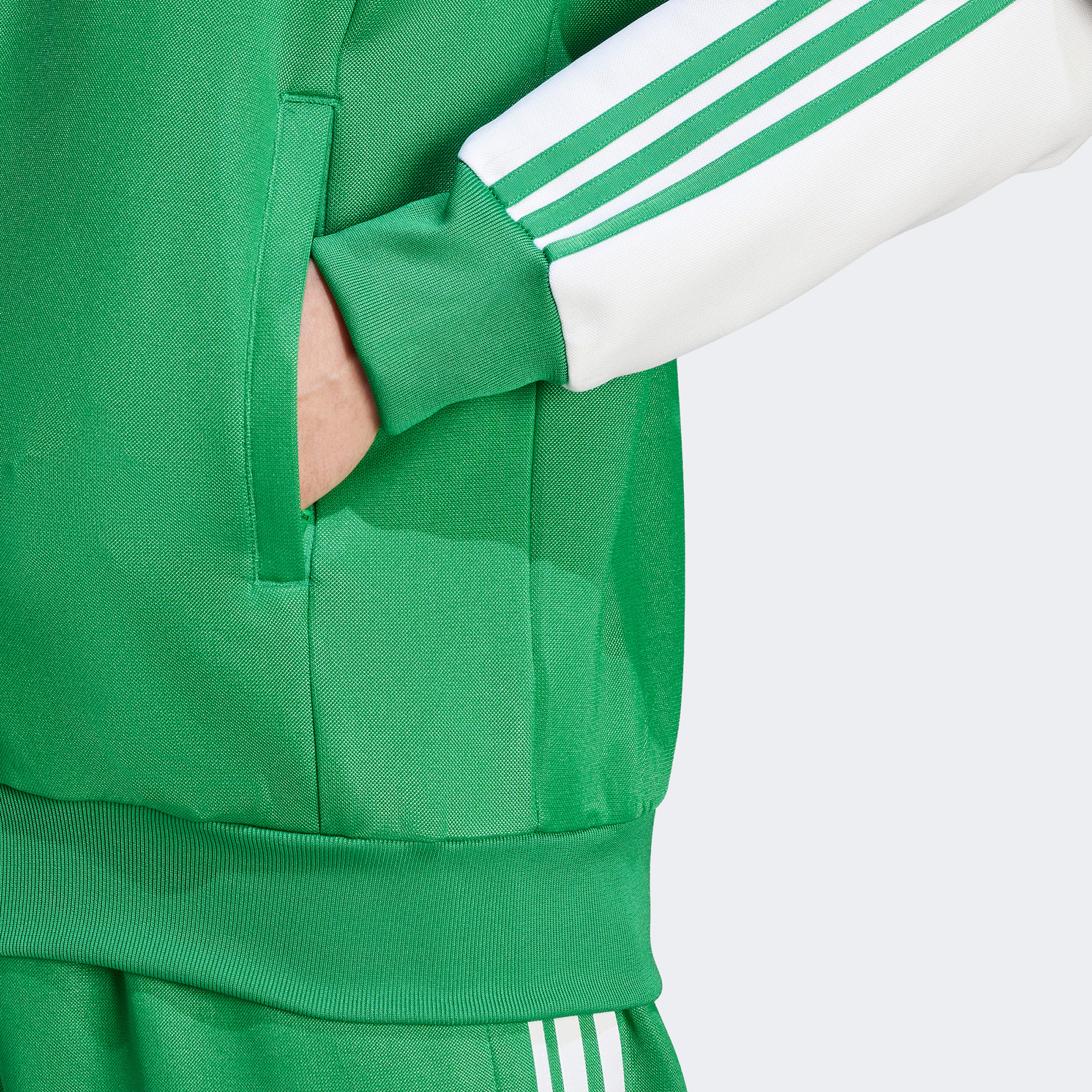 adidas Adicolor Classics+ SST Erkek Yeşil Eşofman Üstü