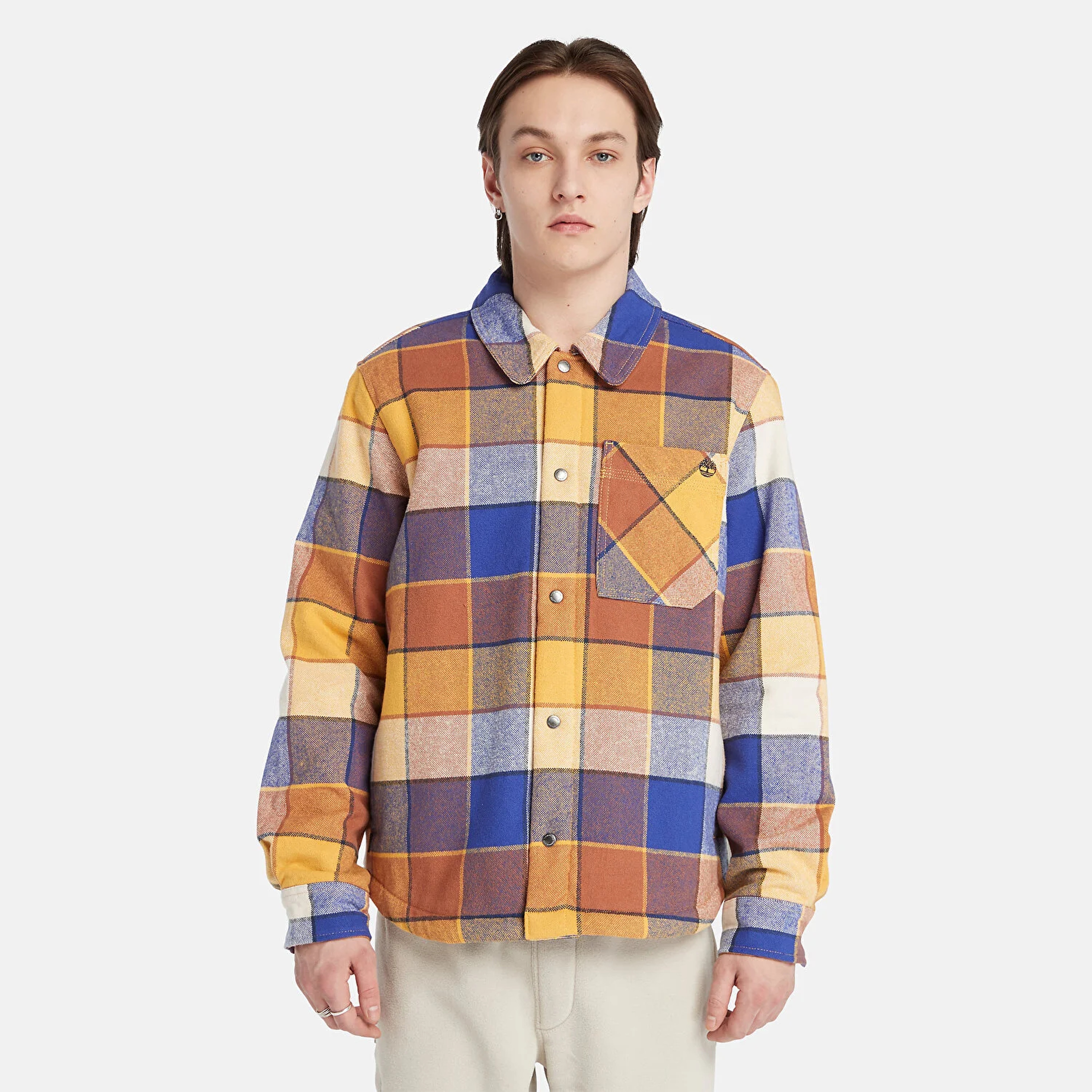 Timberland Sherpa Lined Erkek Sarı Gömlek