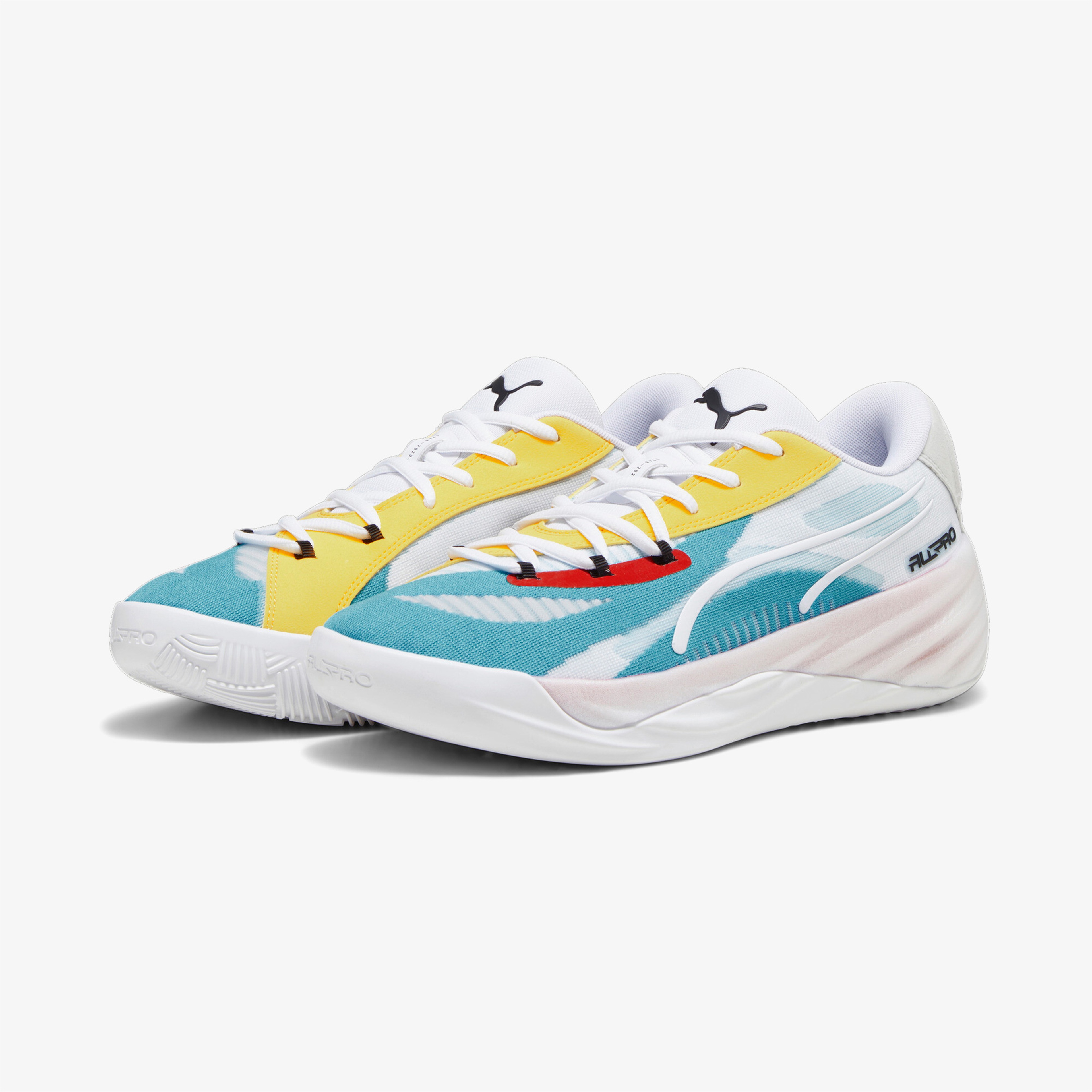 Puma AllPro Nitro Erkek Mavi/Sarı Spor Ayakkabı