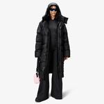 Rains Alta Long Puffer Erkek Siyah Mont