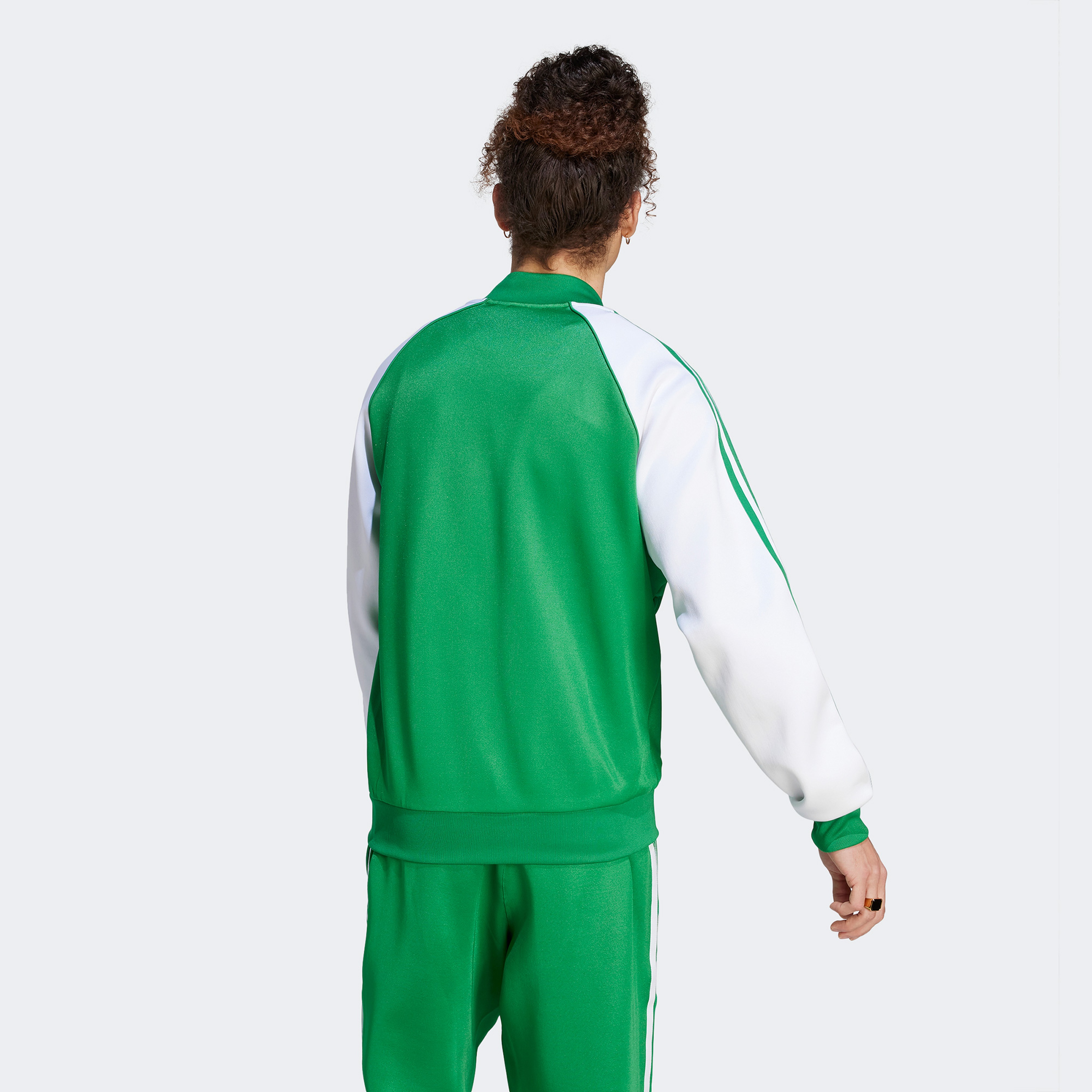 adidas Adicolor Classics+ SST Erkek Yeşil Eşofman Üstü