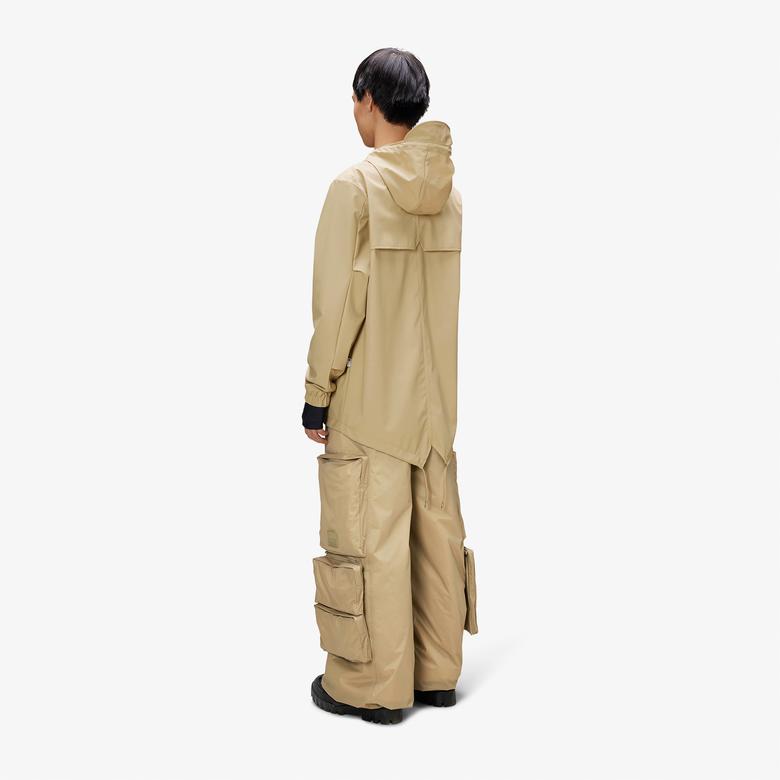 Rains Fishtail W3 Unisex Krem Yağmurluk