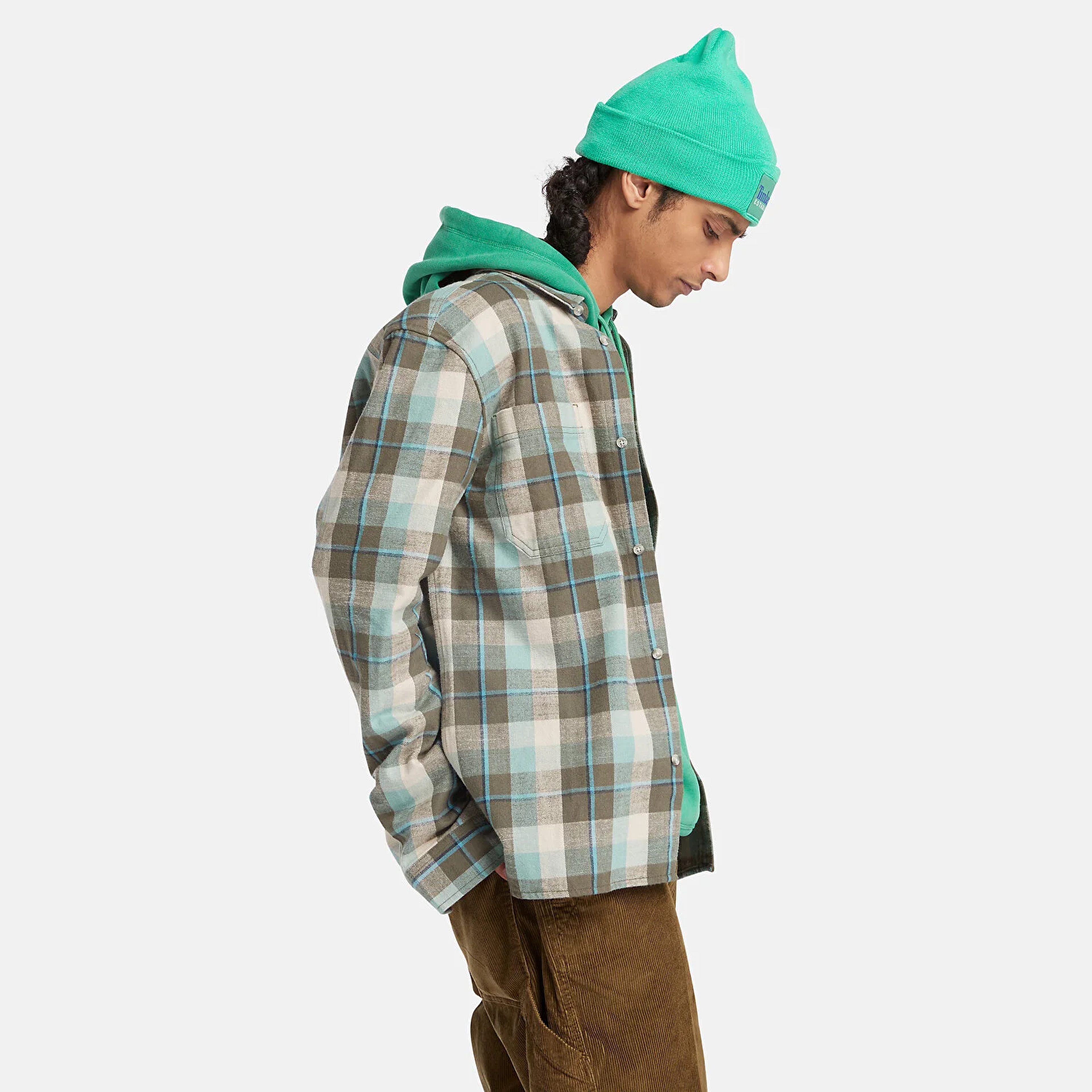 Timberland Ls Windham Heavy Regular Erkek Yeşil Gömlek