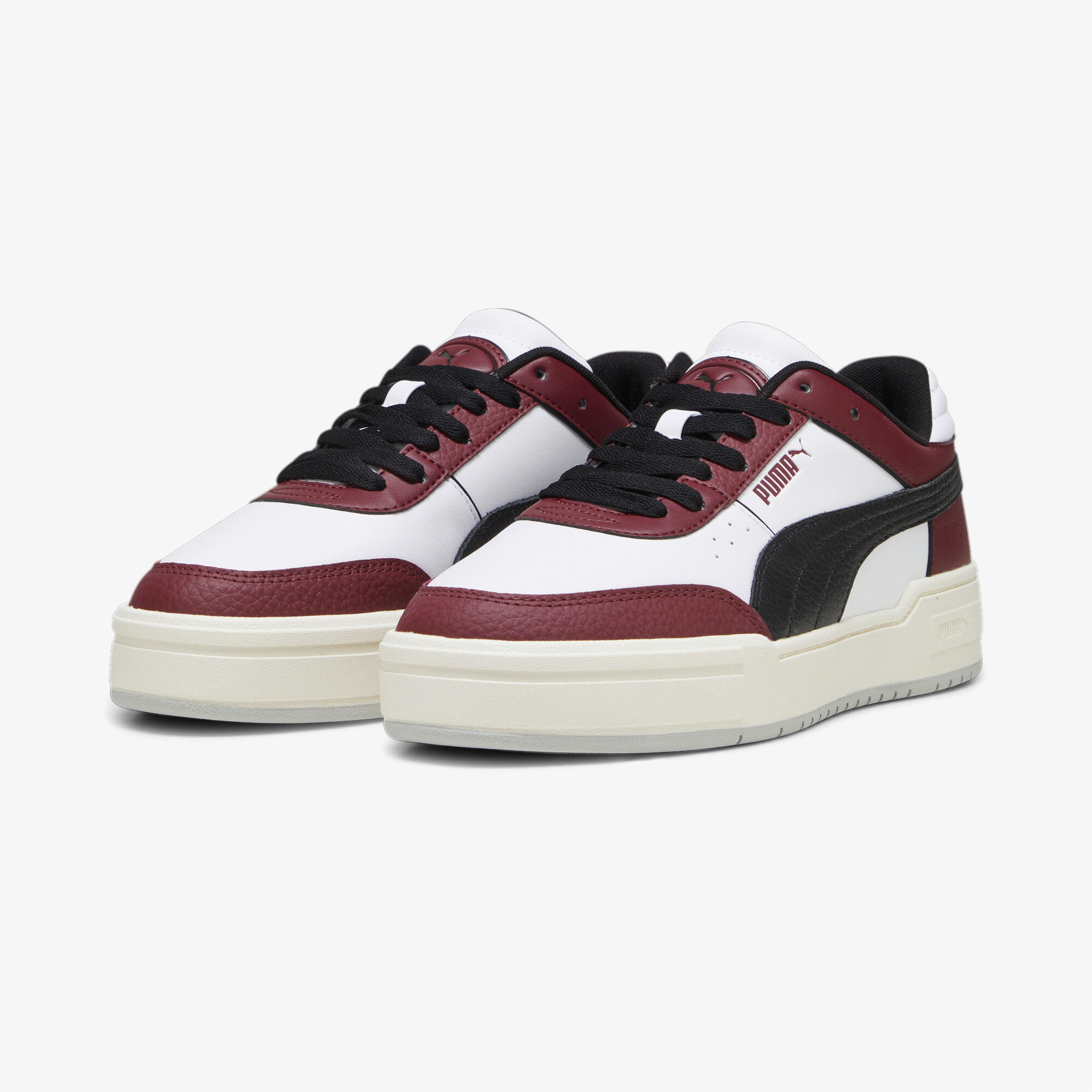 Puma Ca Pro Sport Lth Unisex Beyaz/Bordo Spor Ayakkabı