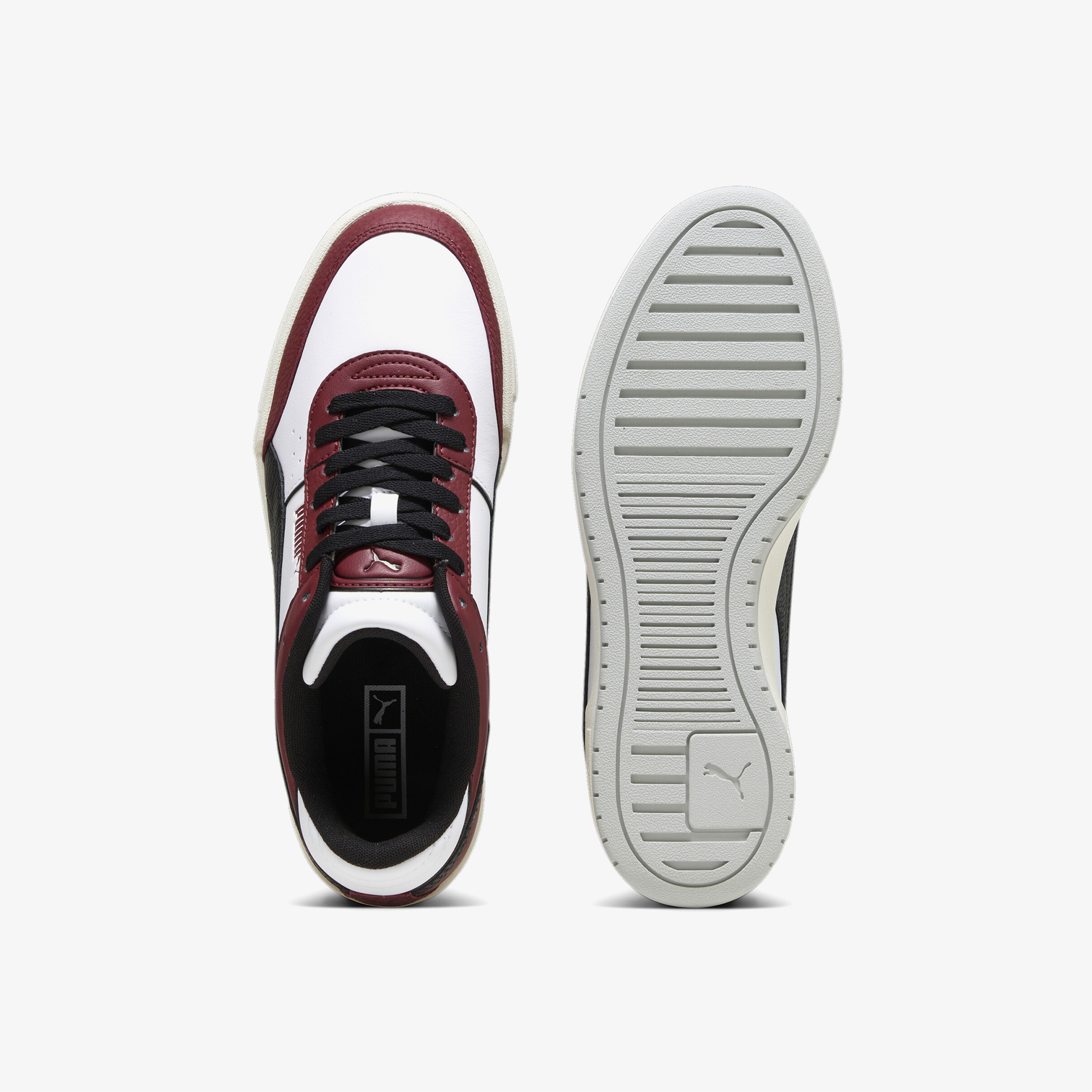 Puma Ca Pro Sport Lth Unisex Beyaz/Bordo Spor Ayakkabı