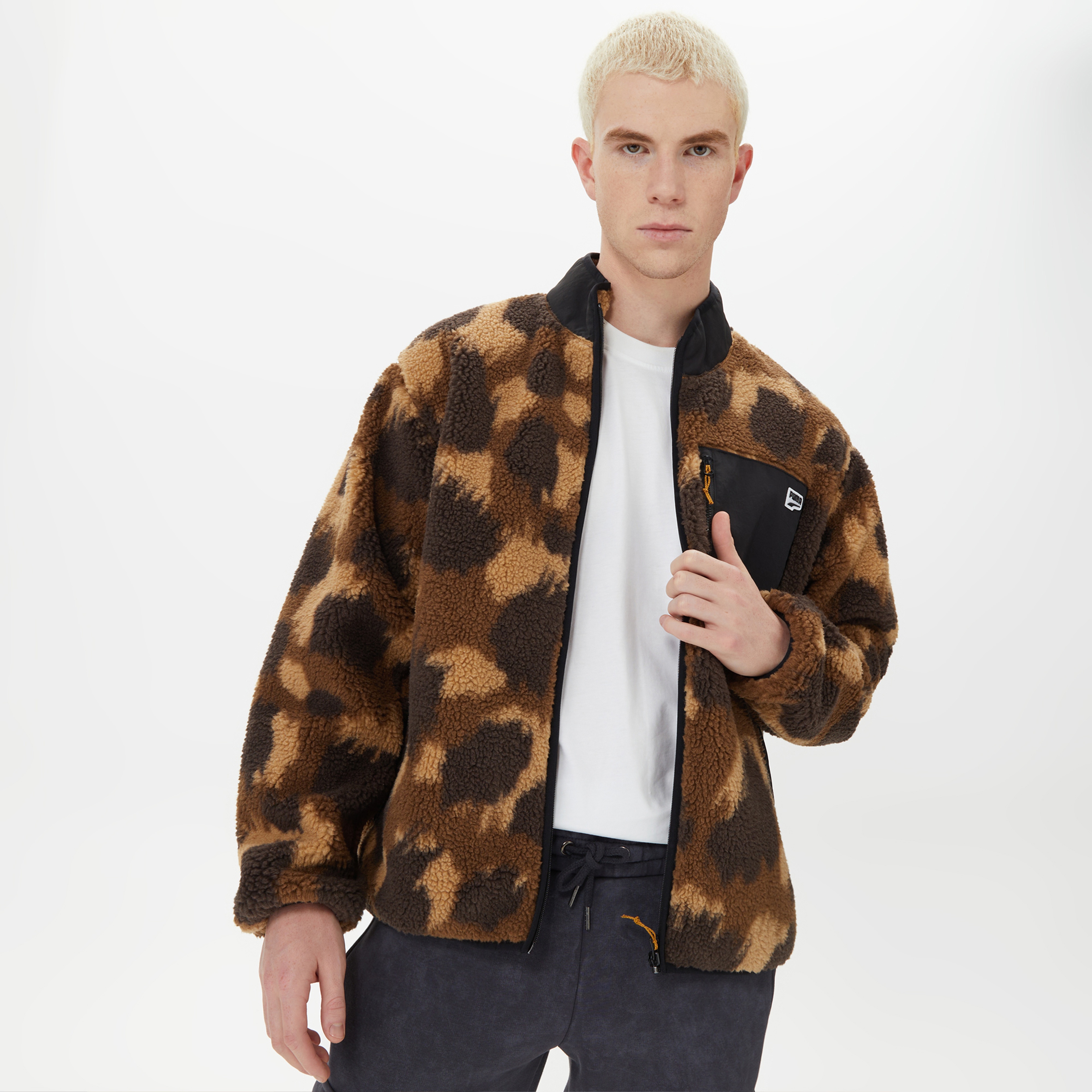 Puma Downtown Erkek Siyah Ceket