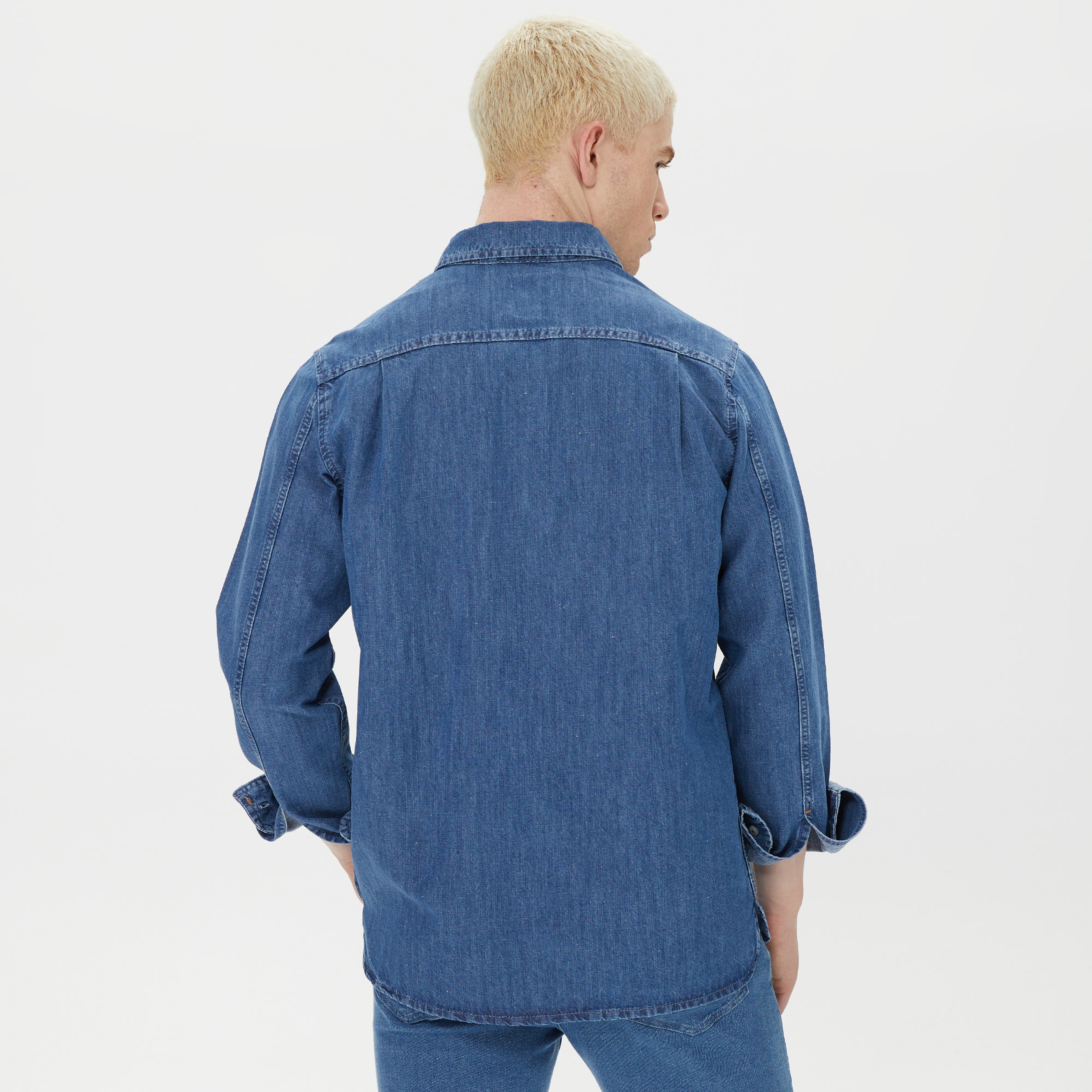 Timberland Windham Cotton Hemp Erkek Denim Gömlek