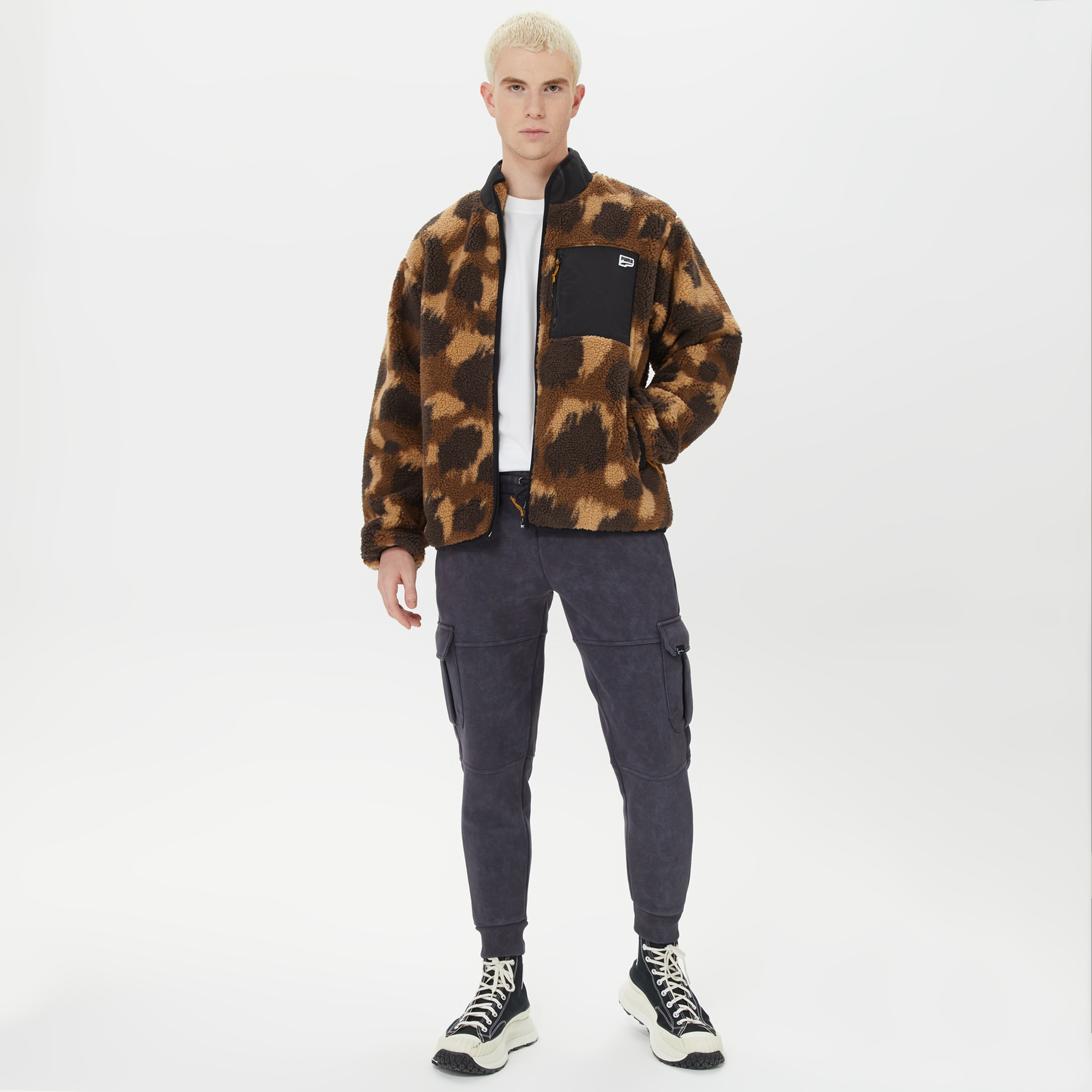 Puma Downtown Erkek Siyah Ceket