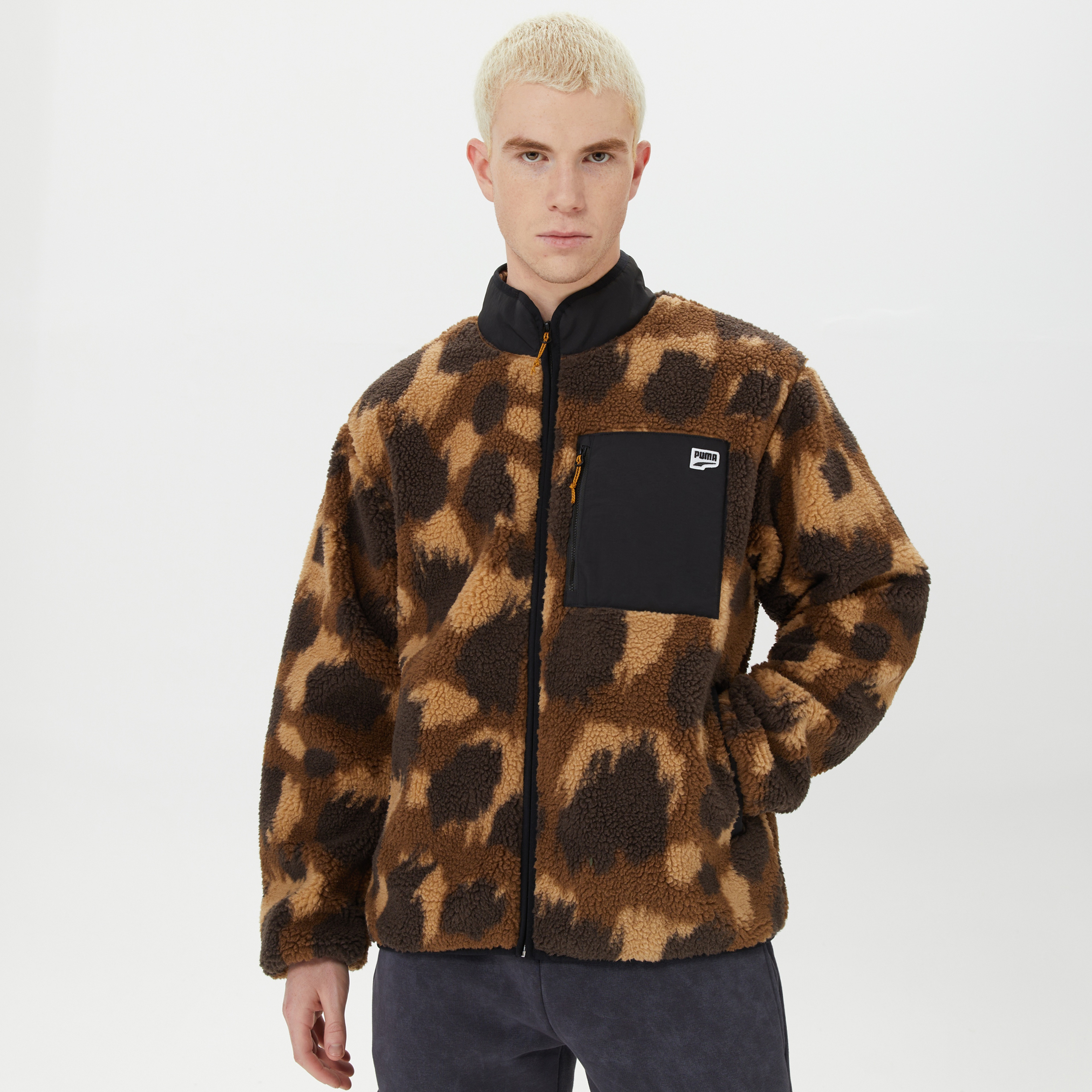 Puma Downtown Erkek Siyah Ceket