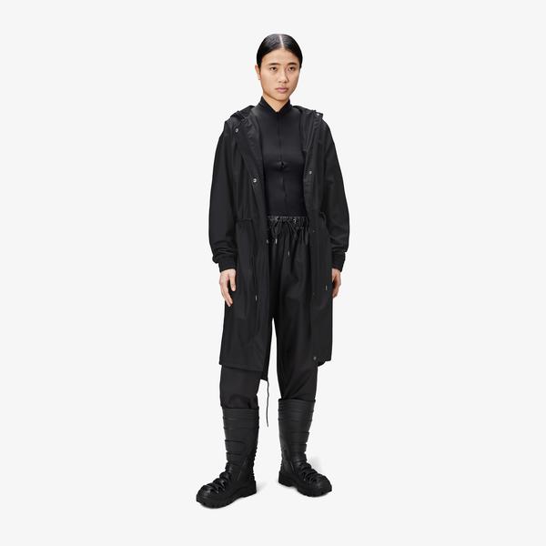 Rains String W3 Kadın Siyah Yağmurluk