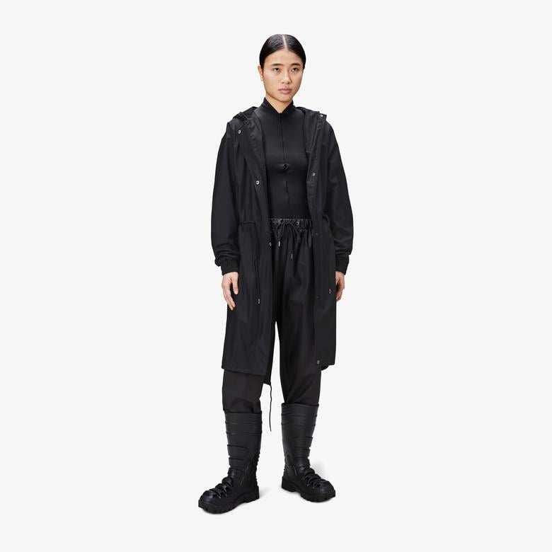 Rains String W3 Kadın Siyah Yağmurluk