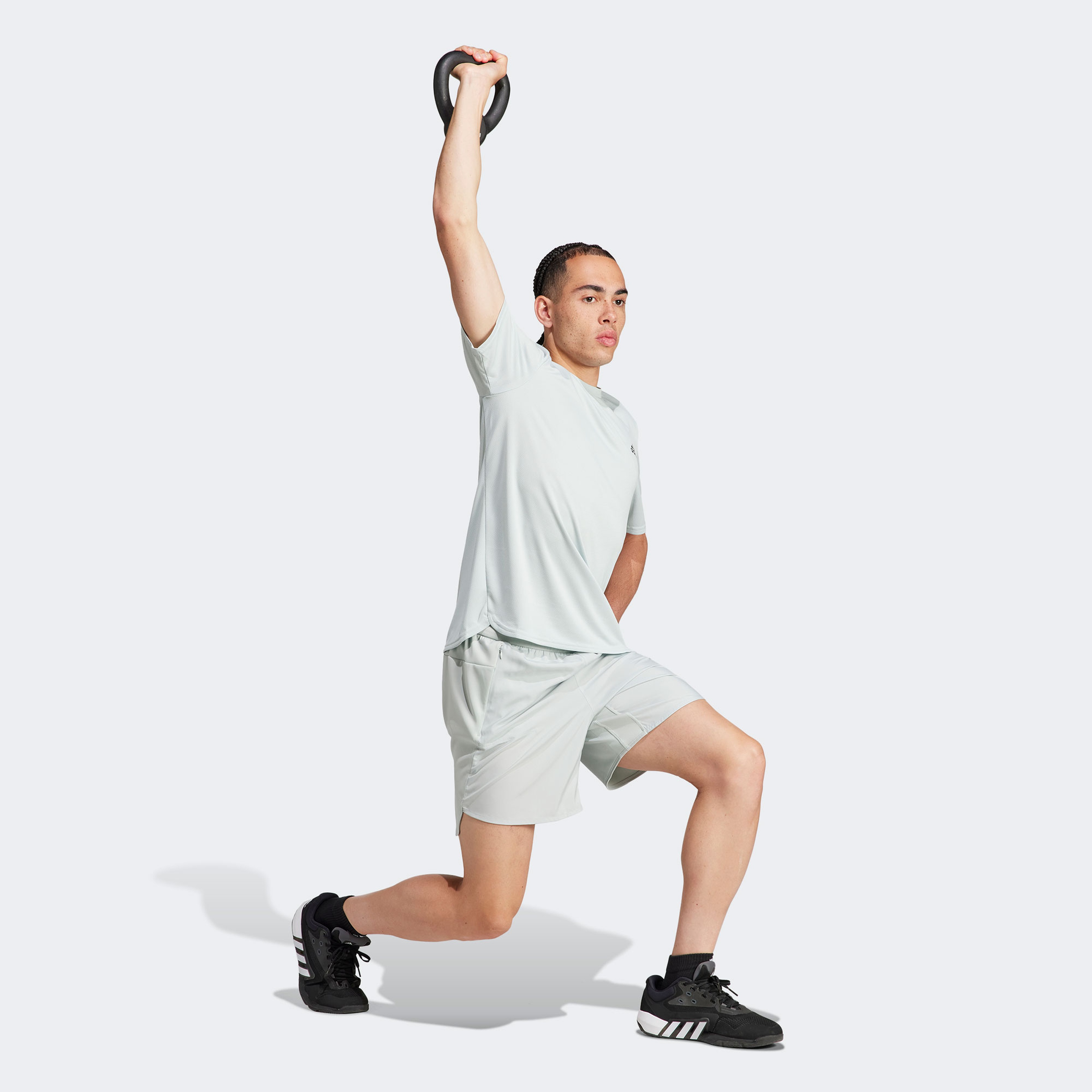 adidas Designed For Training Erkek Beyaz Antrenman Şortu