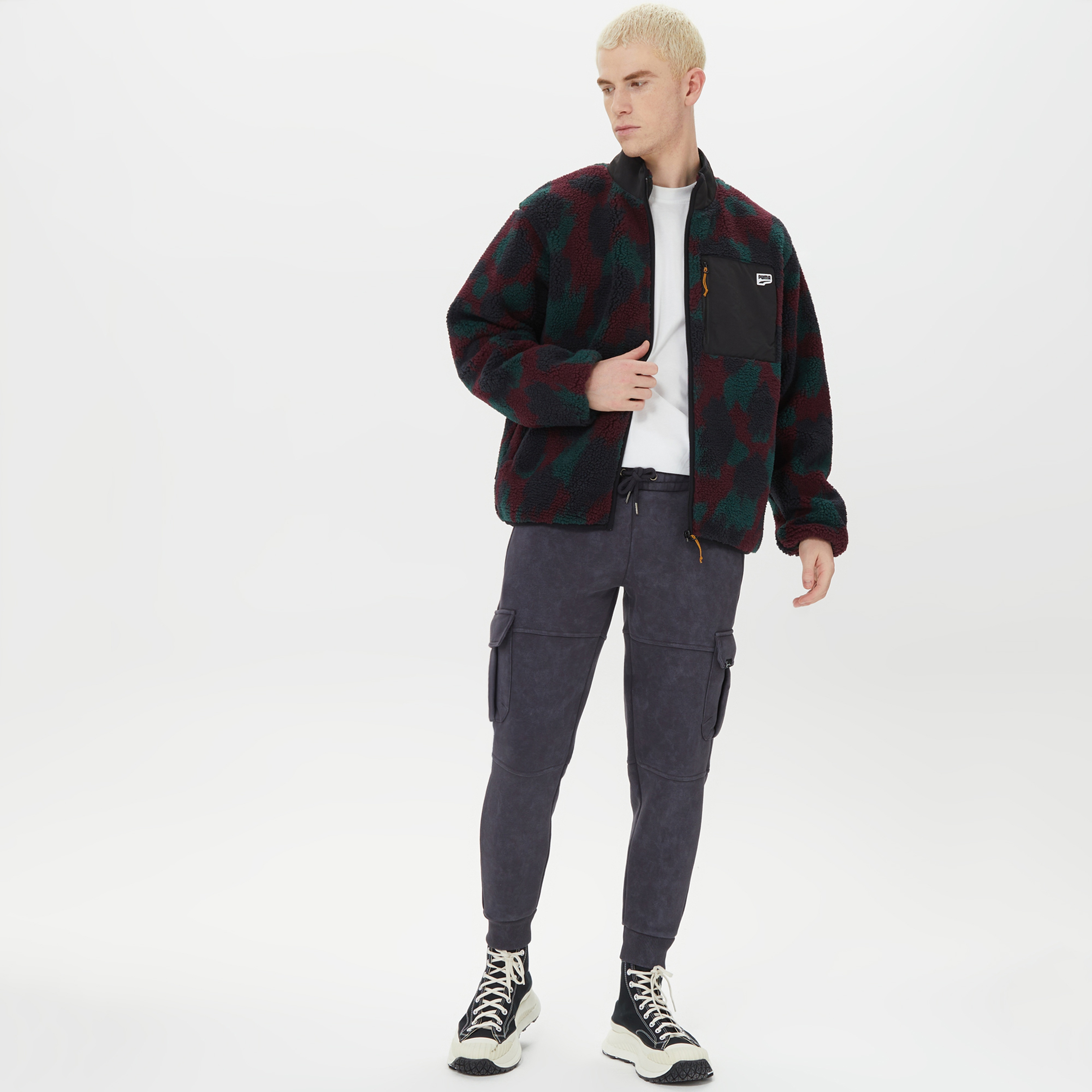 Puma Downtown Erkek Siyah Ceket