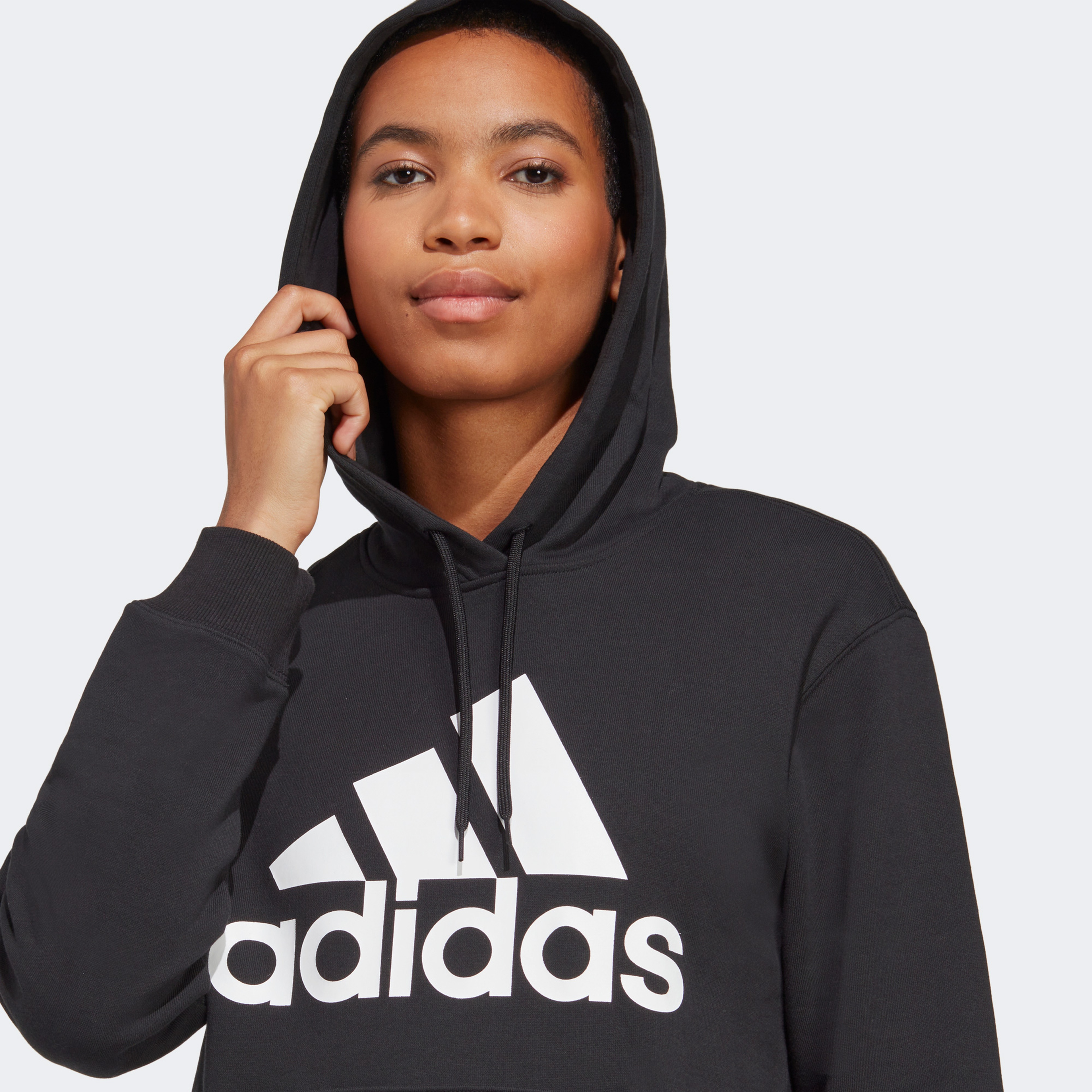 adidas Big Logo Kadın Siyah Günlük Sweatshirt