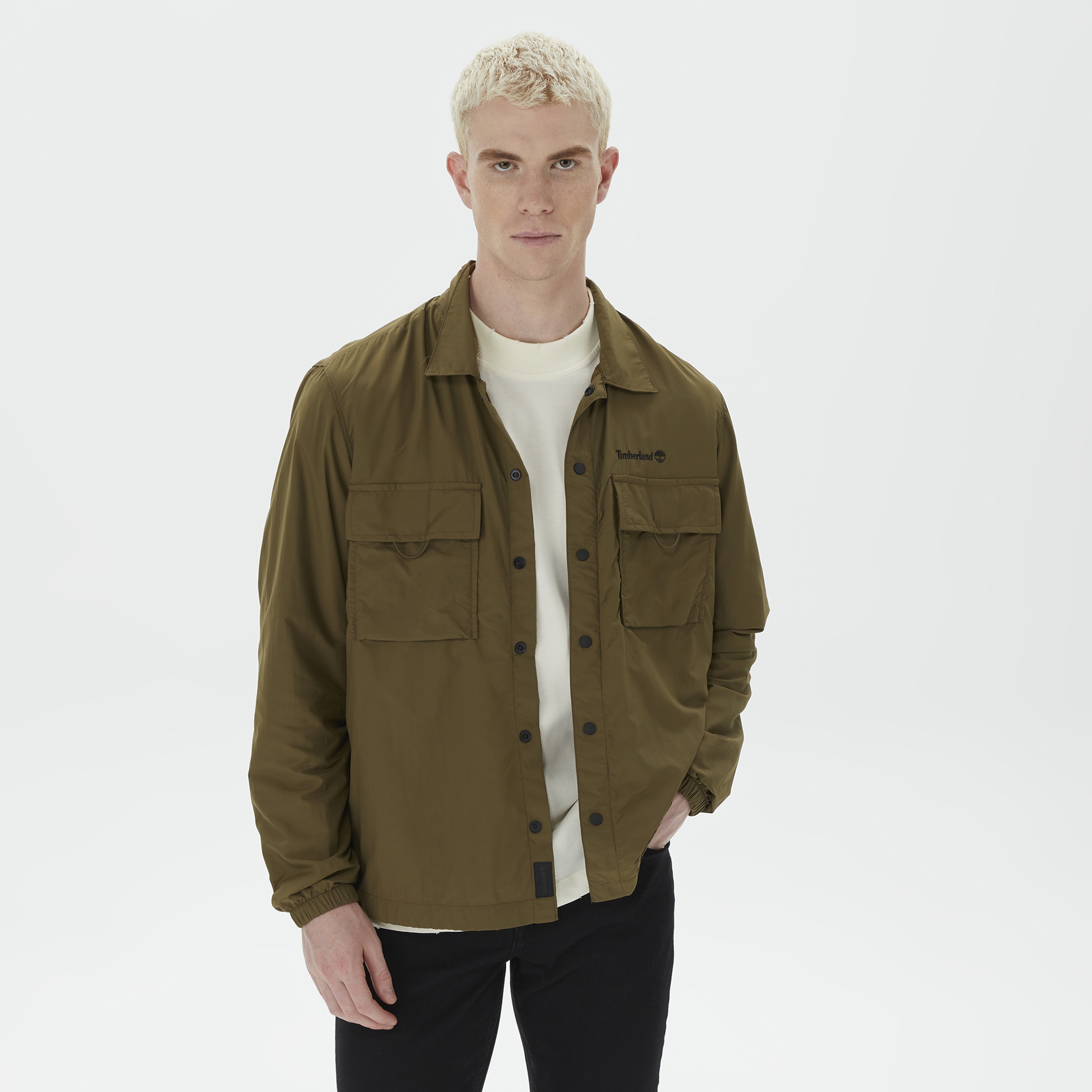 Timberland Water-Repellent Lightweight Erkek Yeşil Ceket