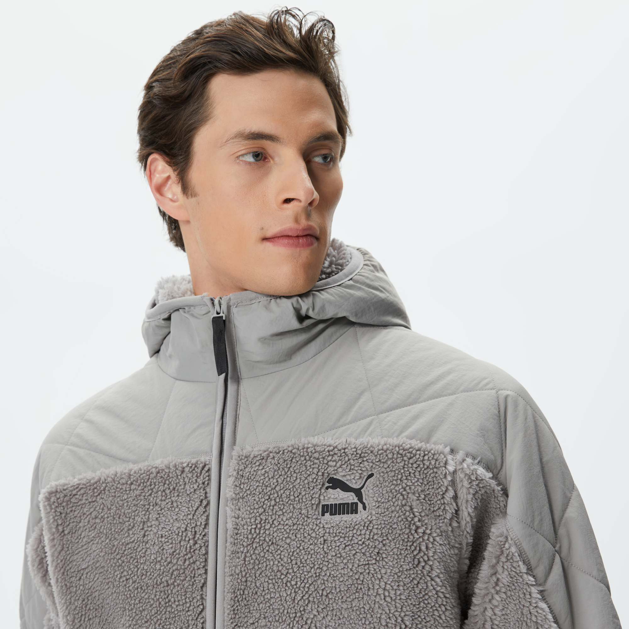 Puma Classics Utility Concrete Erkek Gri CeketM621676| Occasion