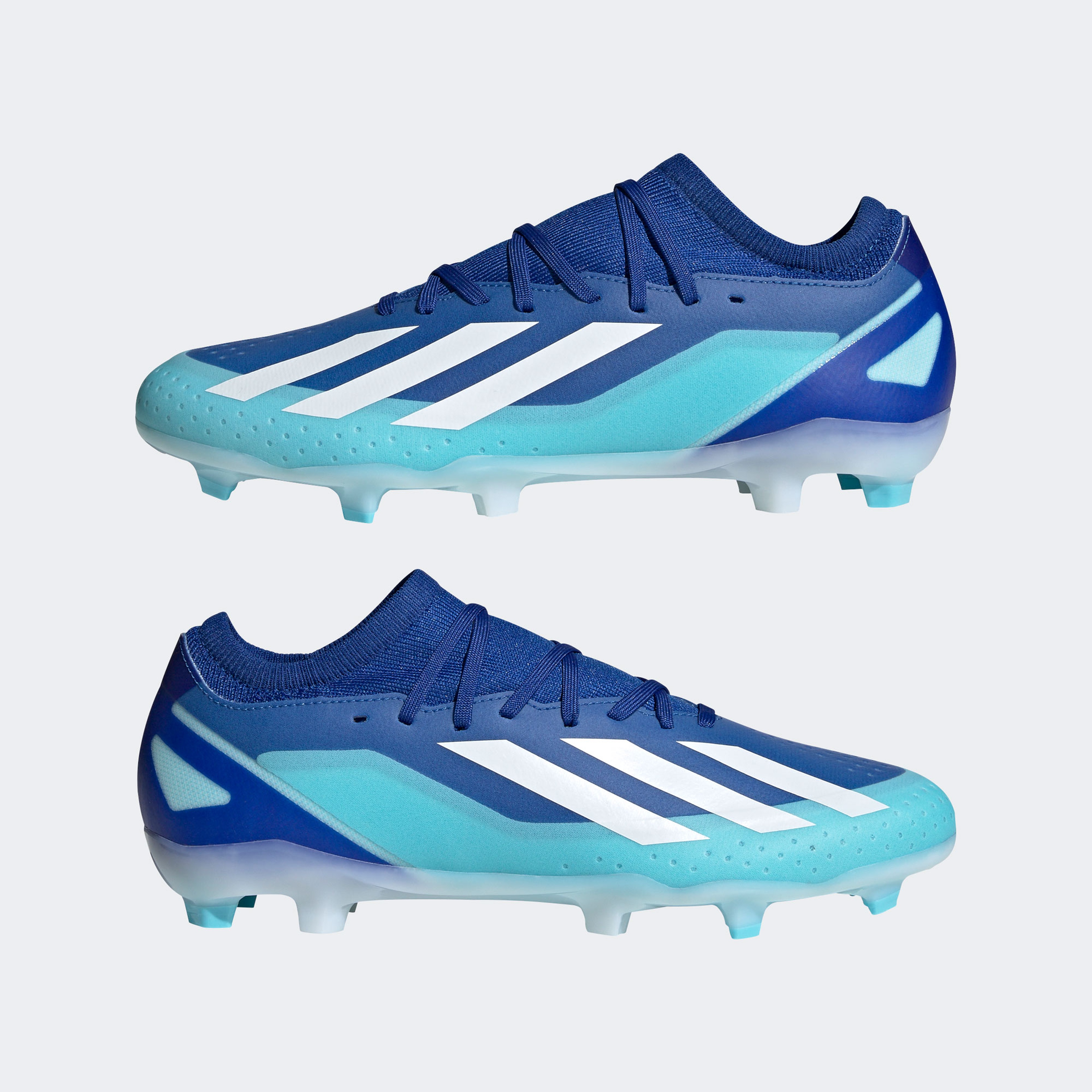 Adidas X Crazyfast.3 Firm Ground Erkek Mavi Çim Saha Kramponu46