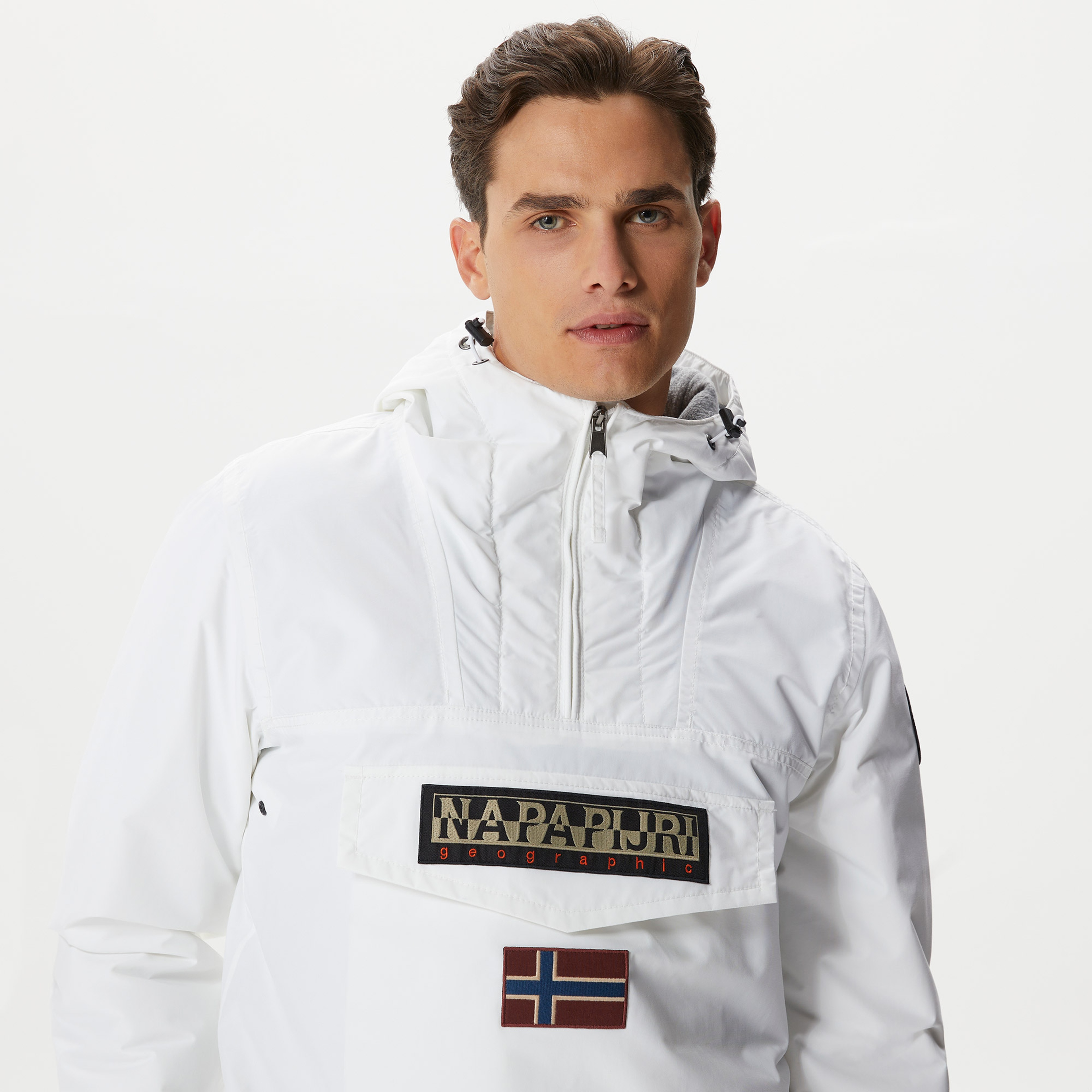 Napapijri Rainforest Winter 3 Erkek Beyaz Mont