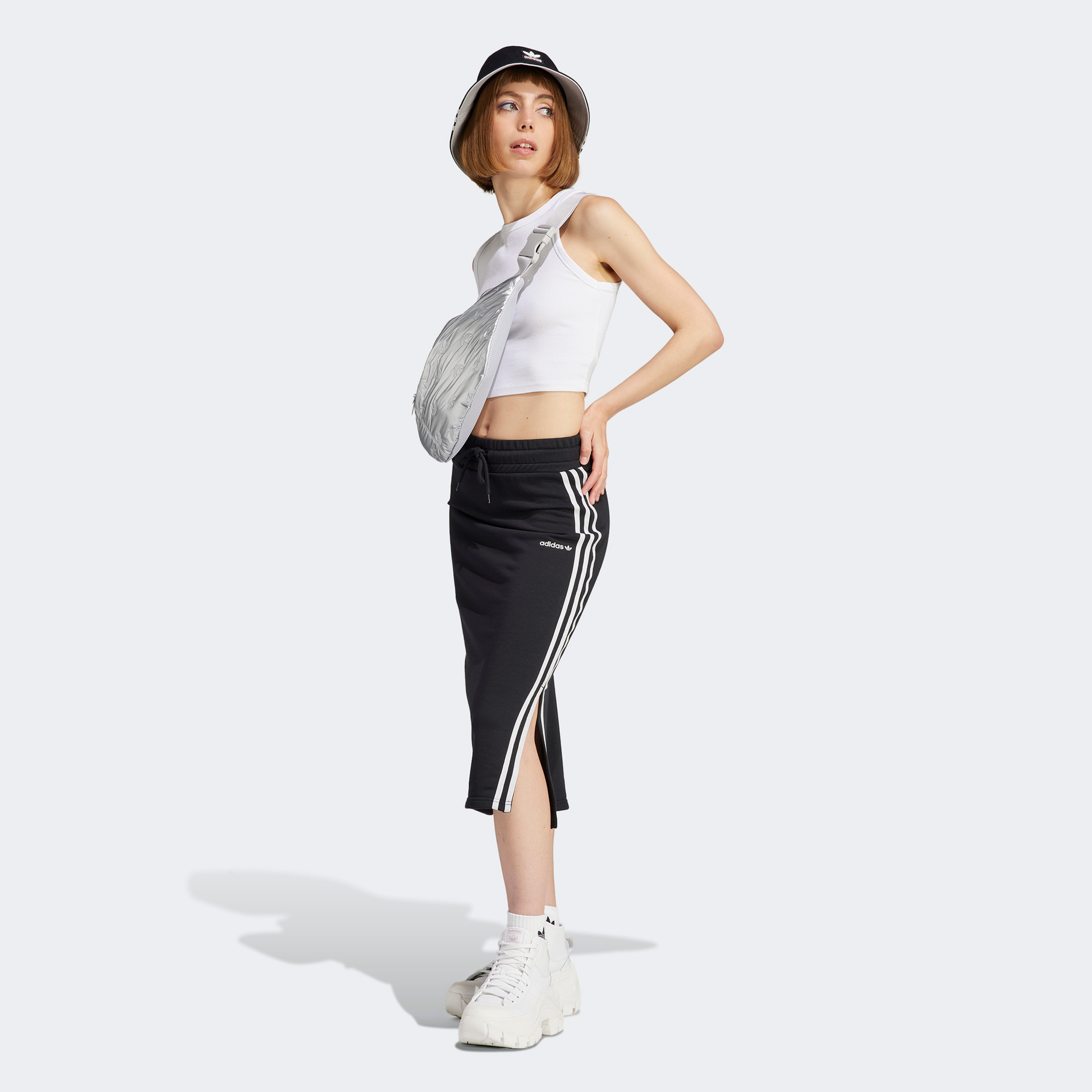 adidas 3S Originals Kadın Siyah Etek