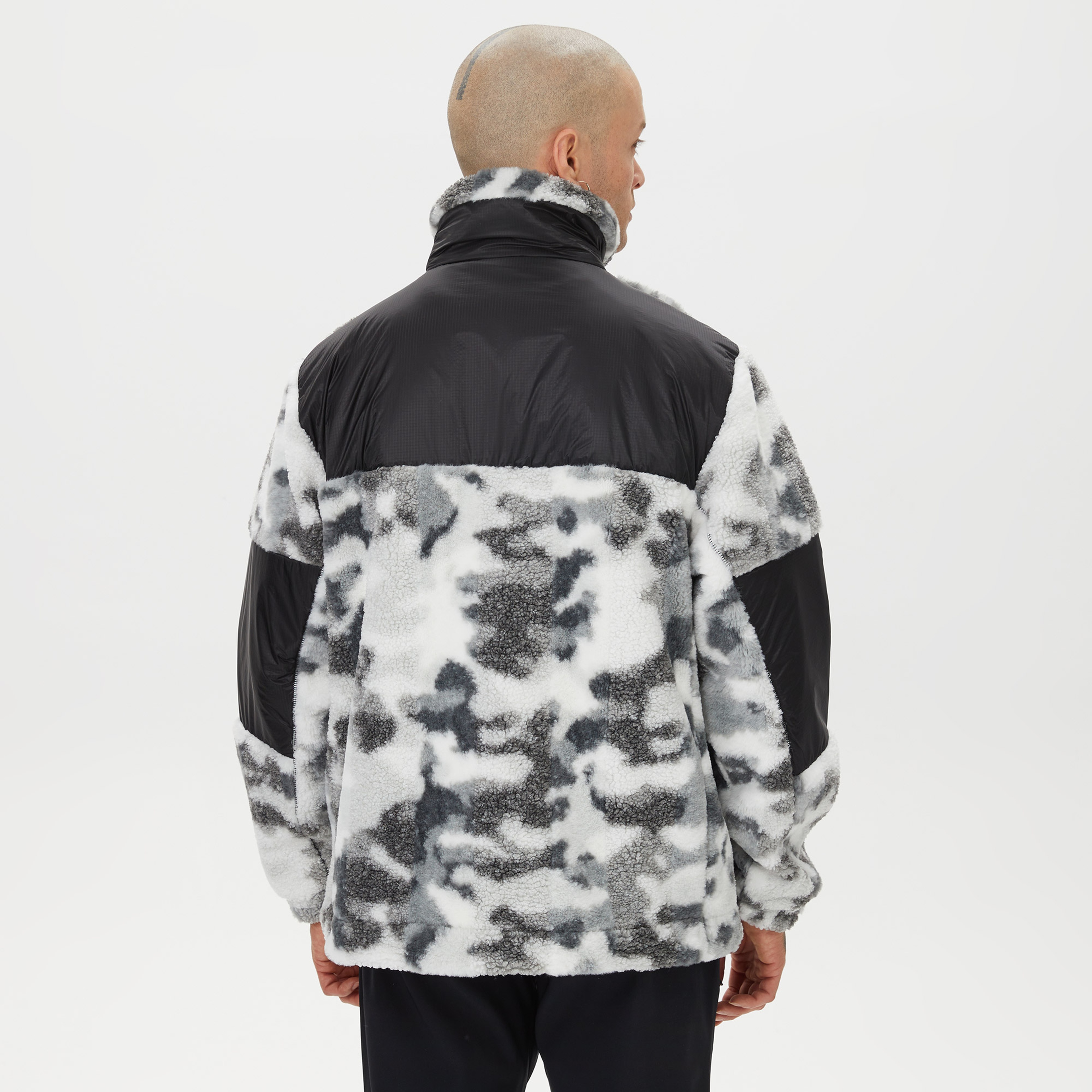 Rains Kofu Fleece Erkek Gri Ceket