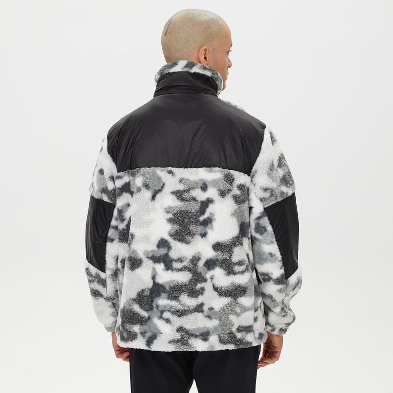 Rains Kofu Fleece Erkek Gri Ceket