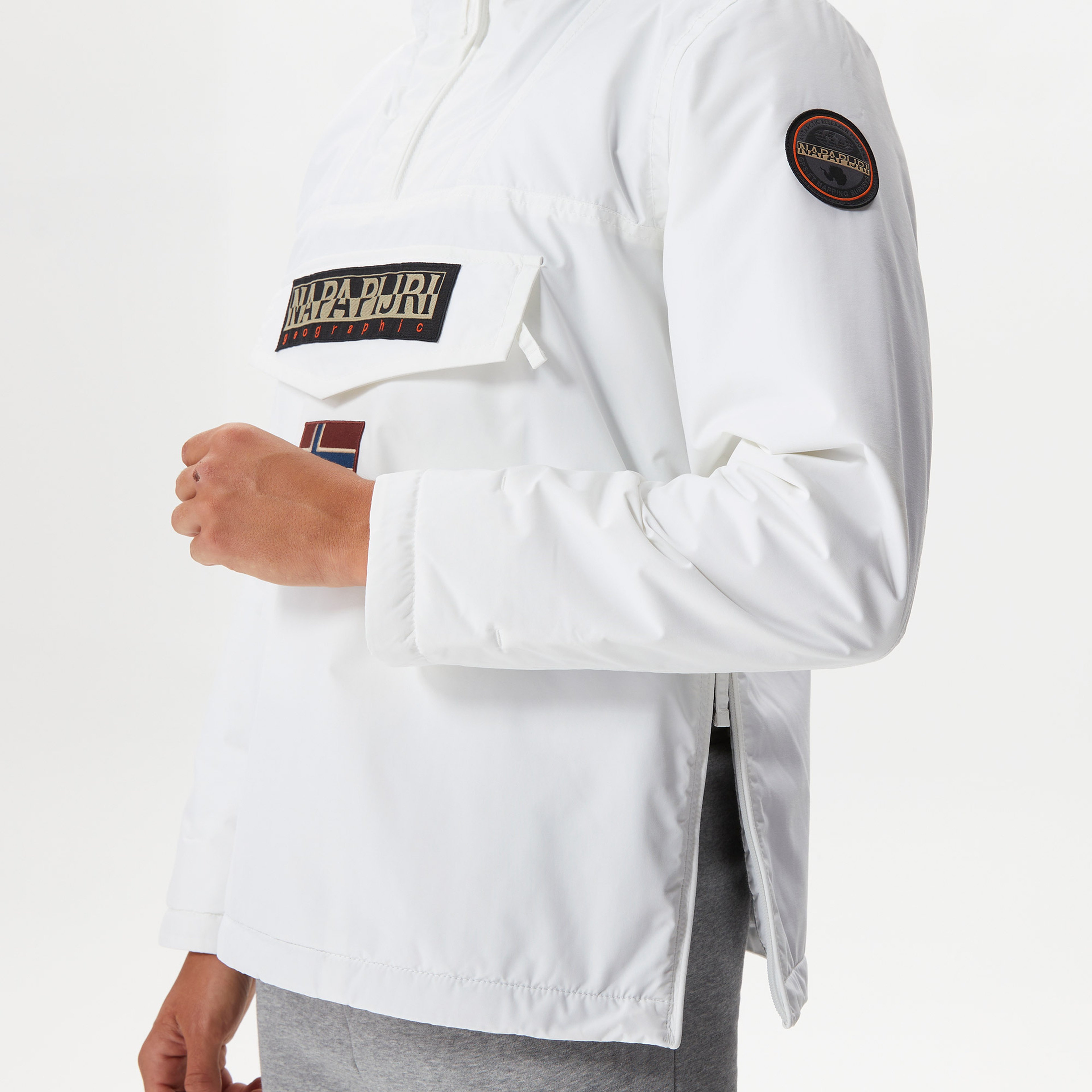 Napapijri Rainforest Winter 3 Erkek Beyaz Mont