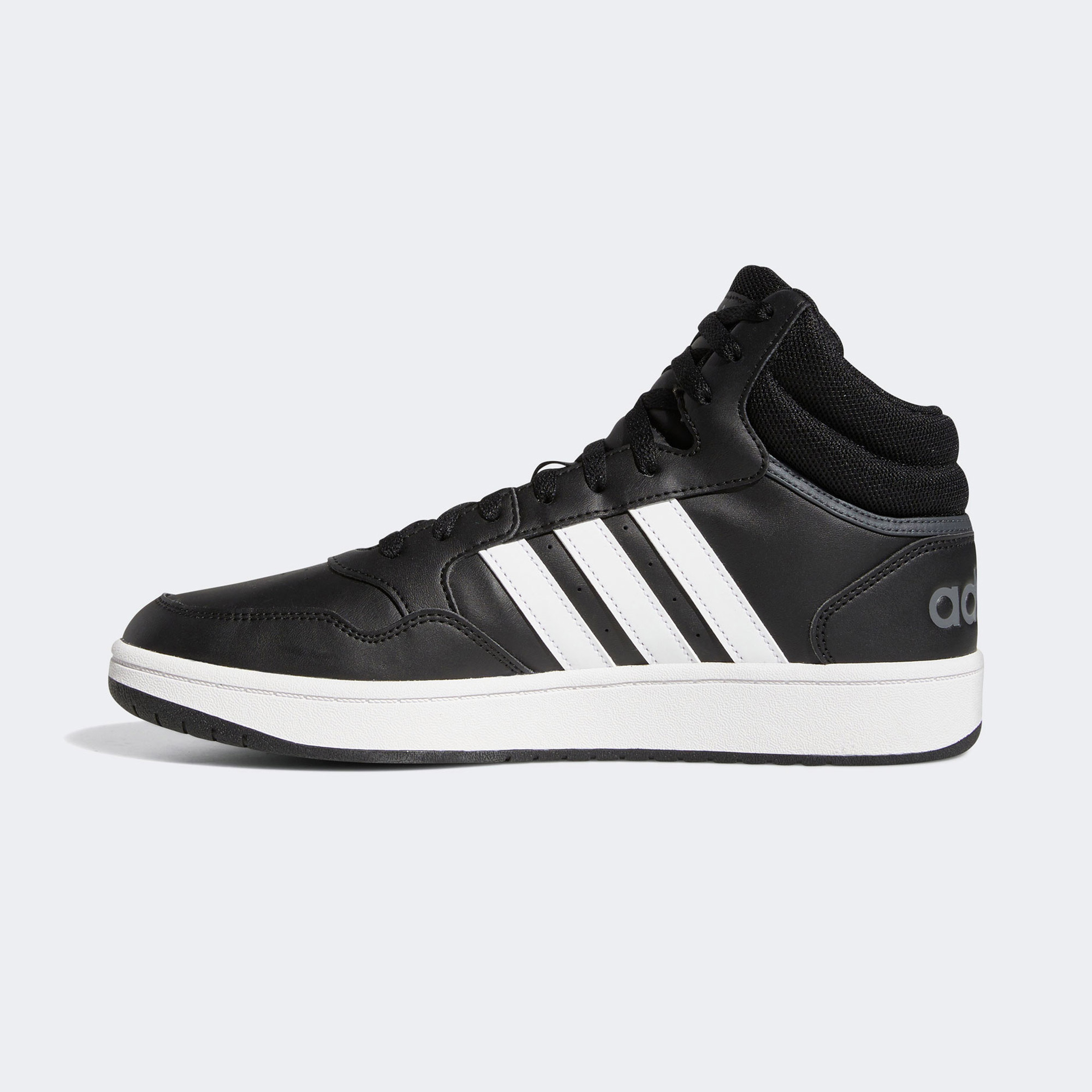 Adidas Hoops 3.0 Mid Classic Vintage Erkek Siyah Günlük Spor Ayakkabı