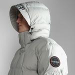 Napapijri 20-22 Puf L Erkek Gri Mont